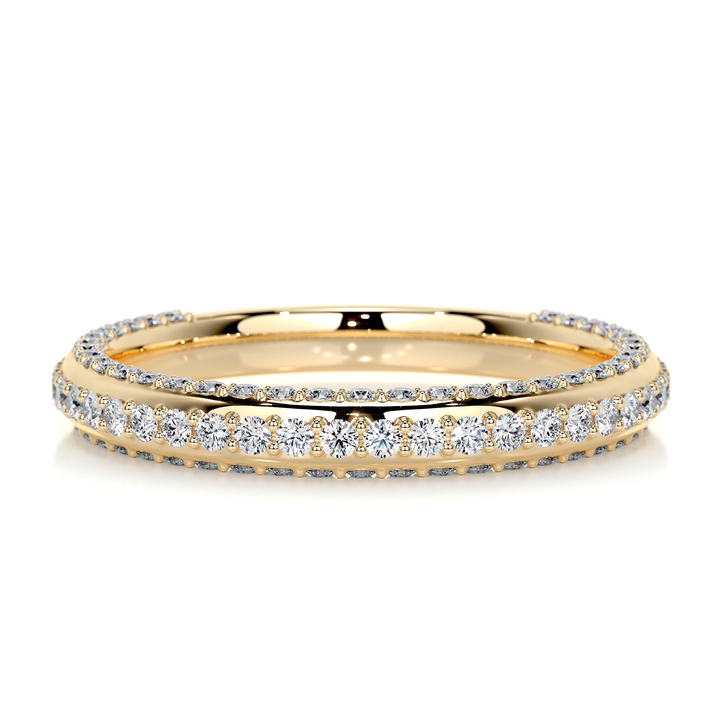 Anastasia Diamond Wedding Ring (0.75 Carat) -18K Yellow Gold (RTS)