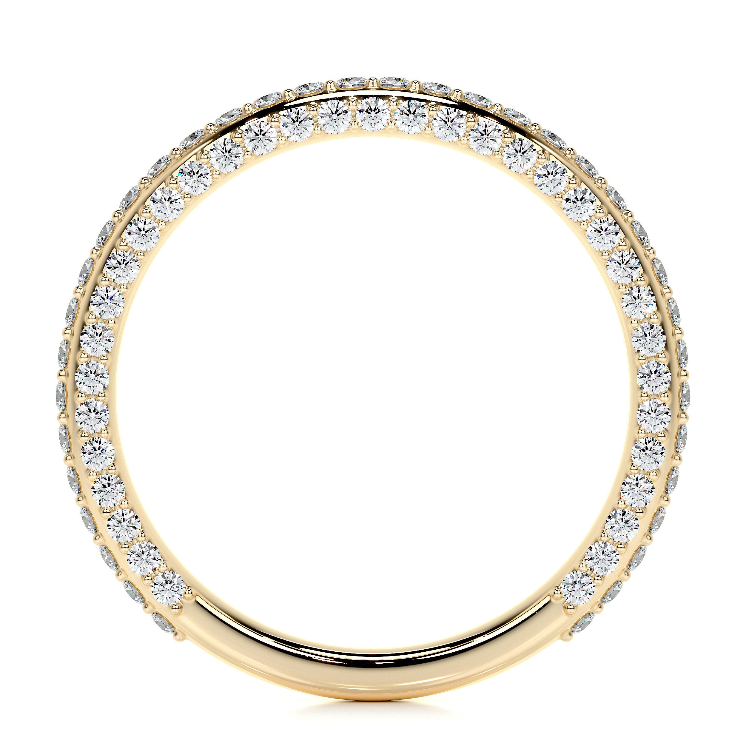 Anastasia Lab Grown Diamond Wedding Ring (0.75 Carat) -18K Yellow Gold (RTS)