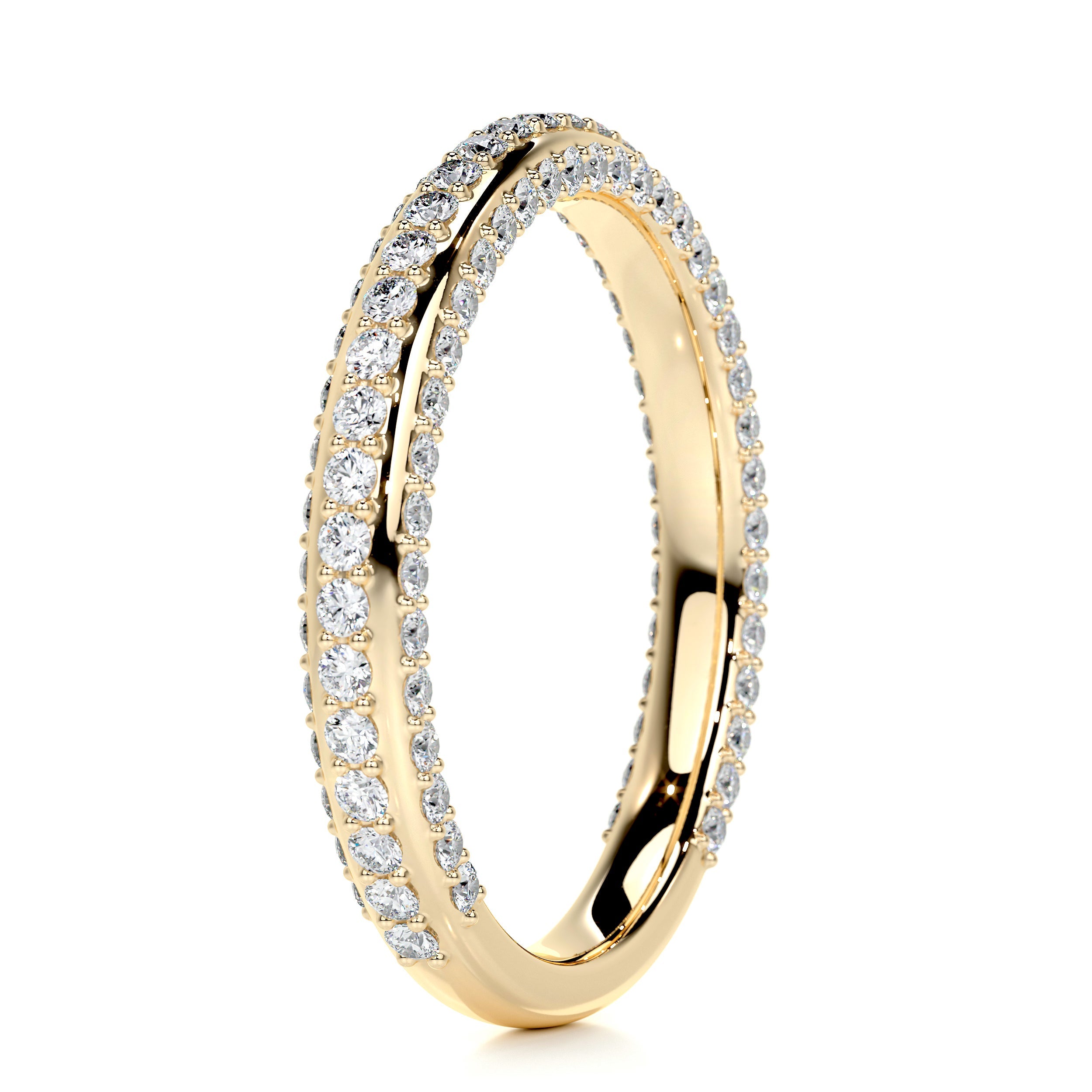 Anastasia Diamond Wedding Ring (0.75 Carat) -18K Yellow Gold (RTS)