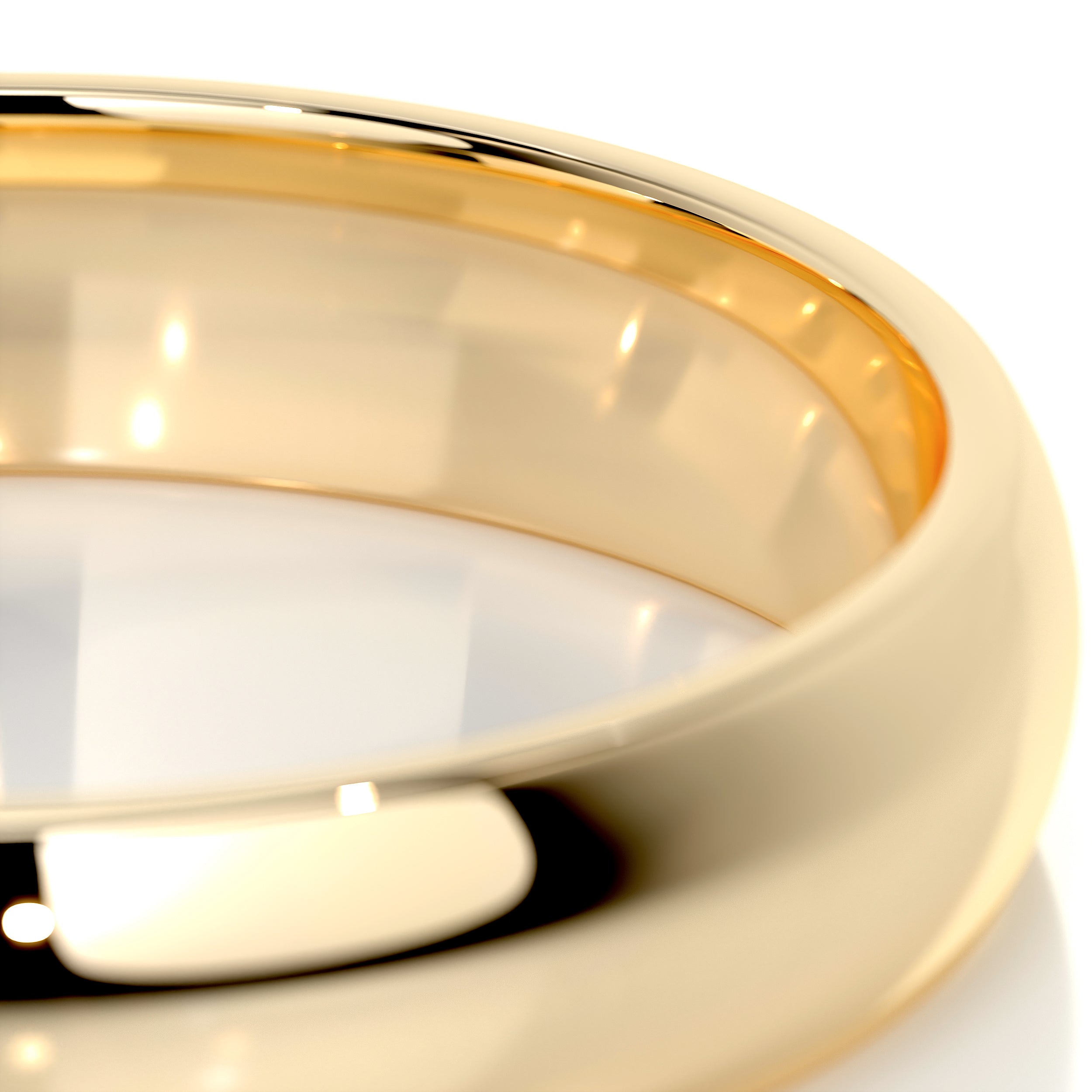 Tatiana Wedding Band -18K Yellow Gold (RTS)