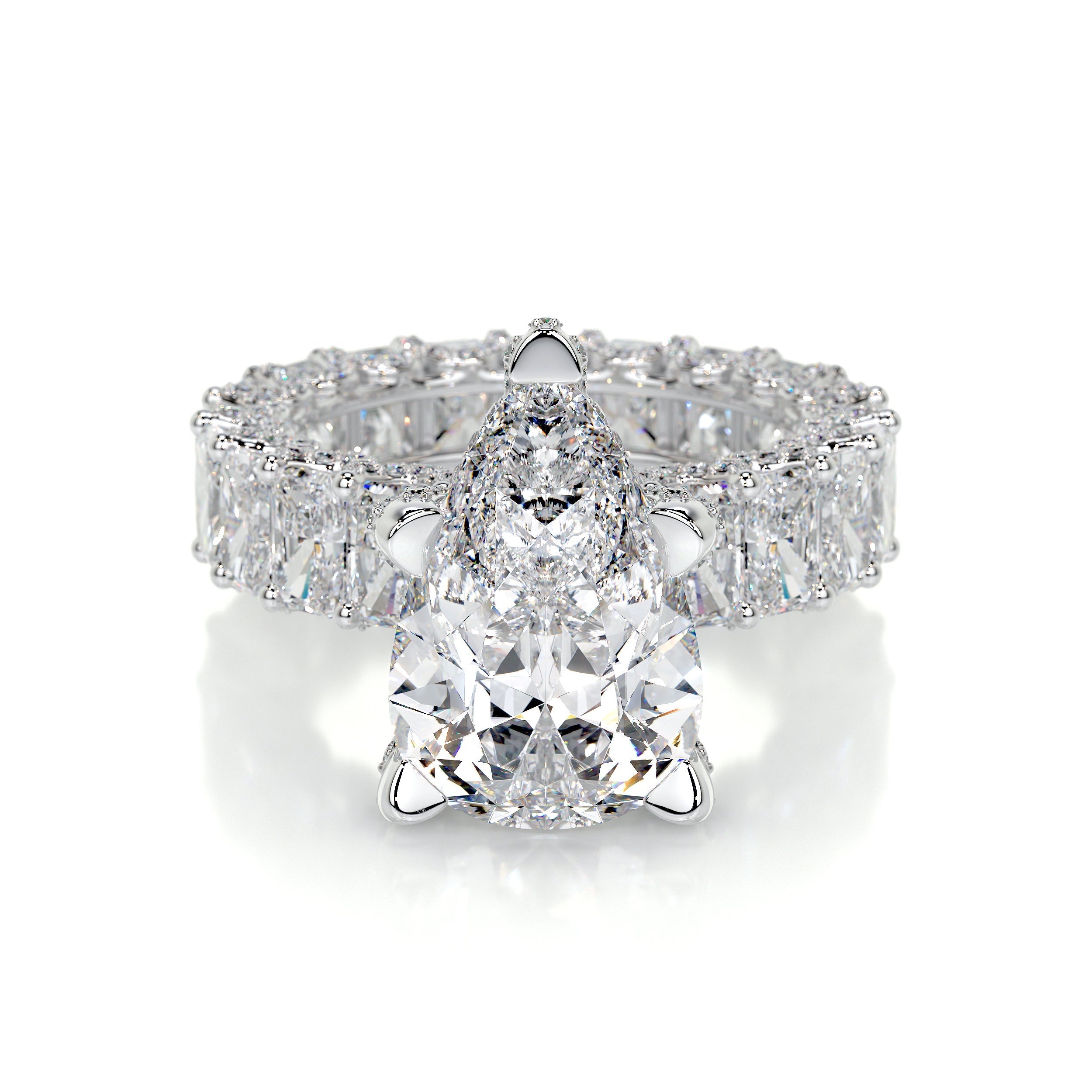 Arabella Lab Grown Diamond Ring (8 Carat) -Platinum