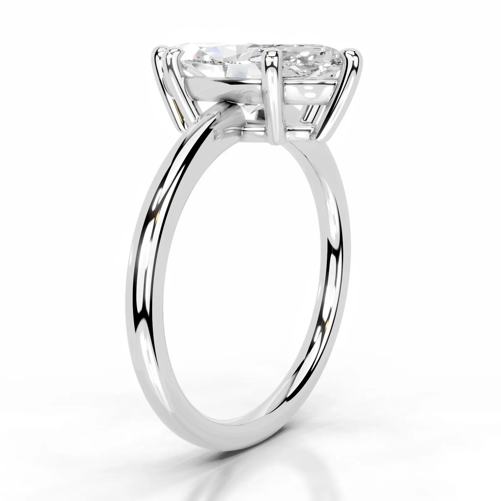 Adaline Lab Grown Diamond Ring Marquise -14K White Gold