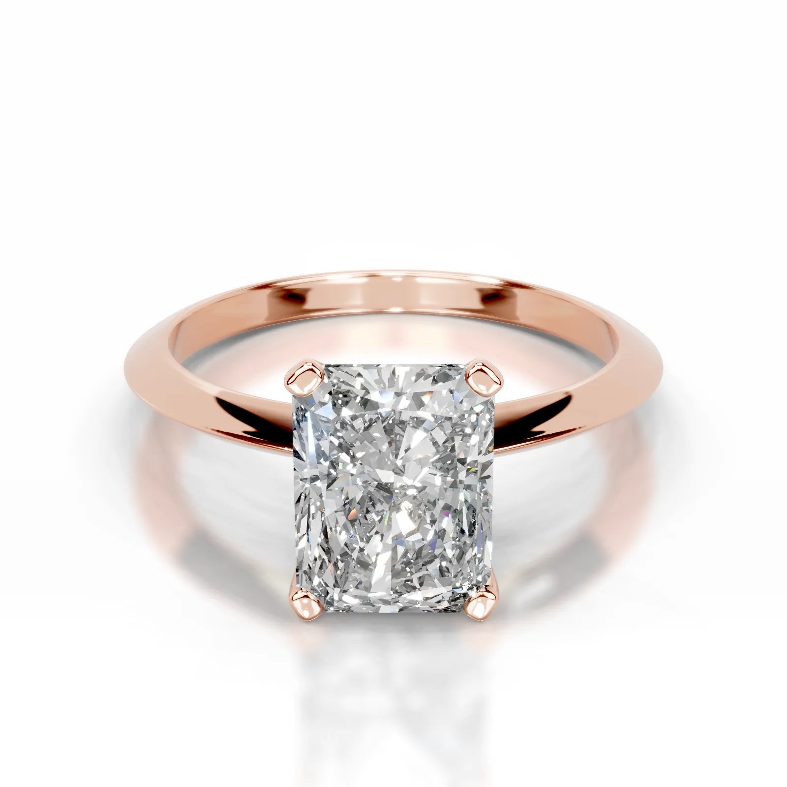 Alexis Lab Grown Diamond Ring Elongated Radiant -14K Rose Gold