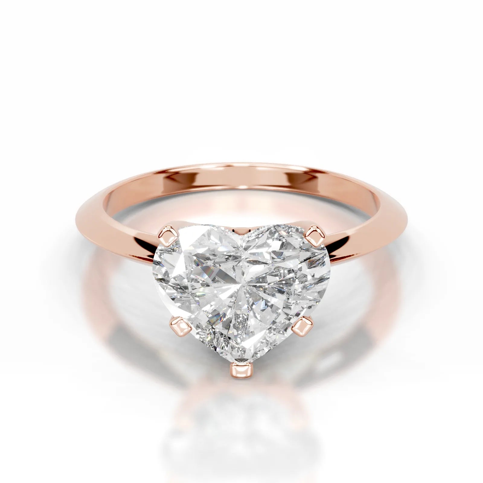 Alexis Lab Grown Diamond Ring Heart -14K Rose Gold
