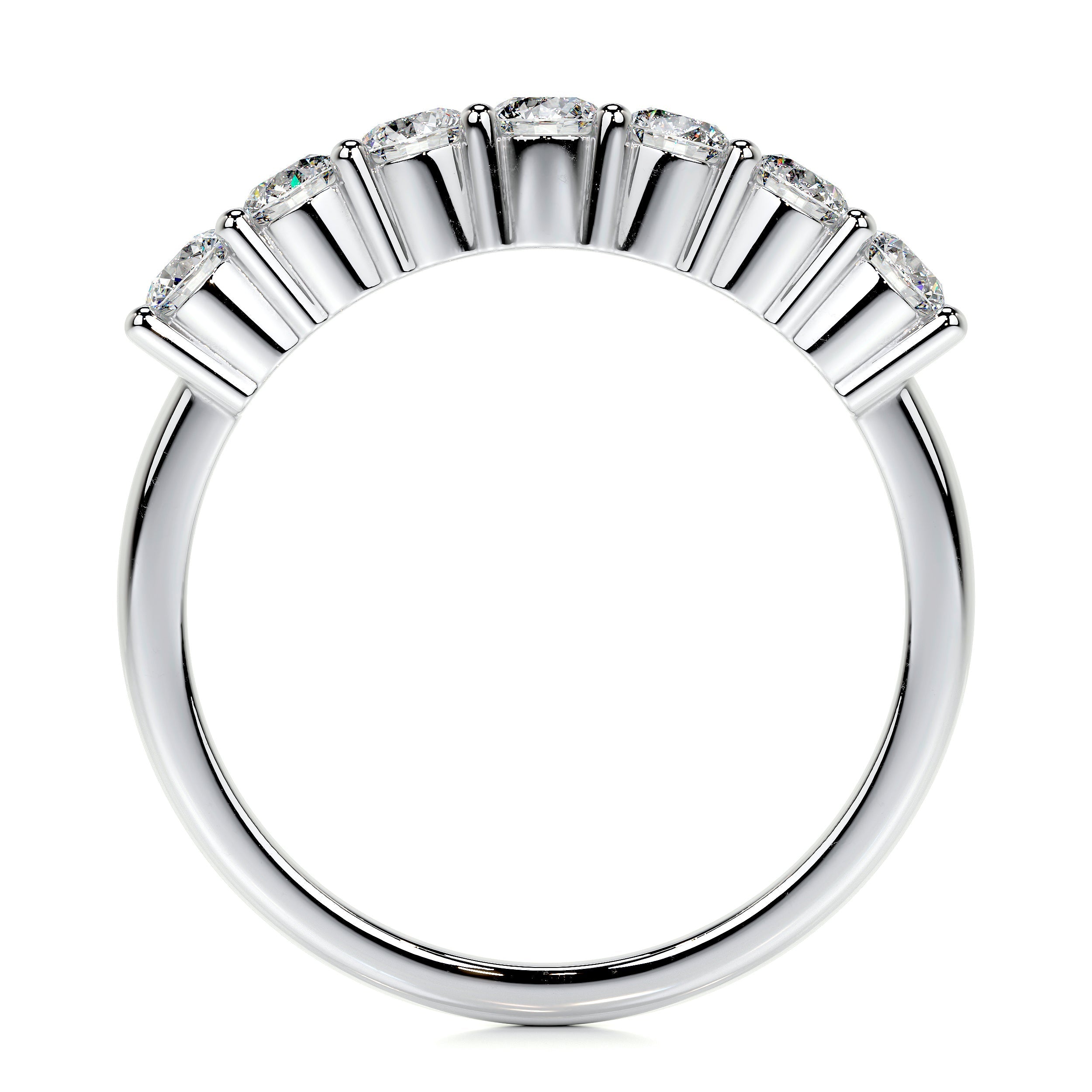 Catherine Lab Grown Diamond Wedding Ring (0.8 Carat) -14K White Gold (RTS)