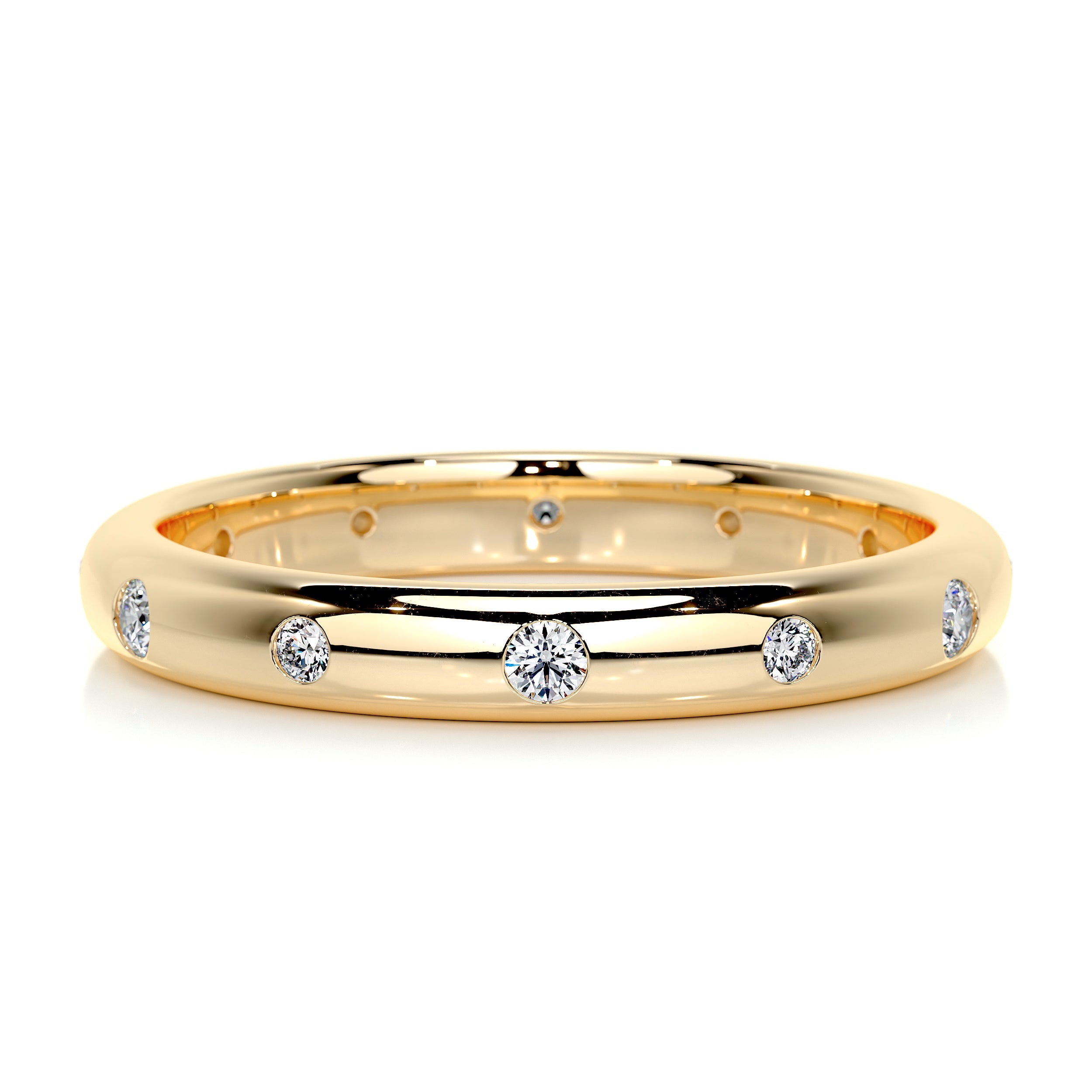 Zara Diamond Wedding Ring (0.18 Carat) -18K Yellow Gold (RTS)