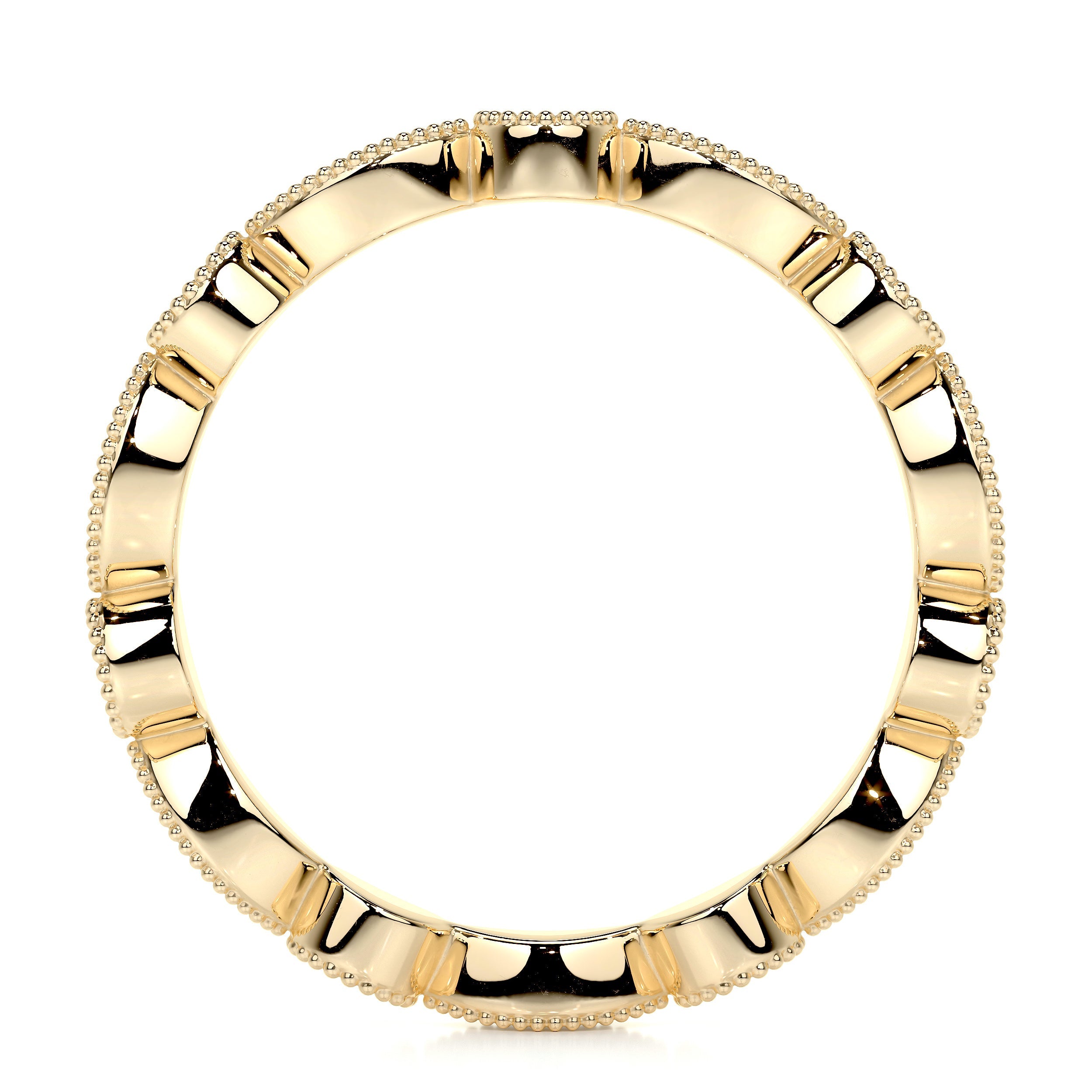 Amelia Lab Grown Eternity Wedding Ring (0.5 Carat) -18K Yellow Gold (RTS)