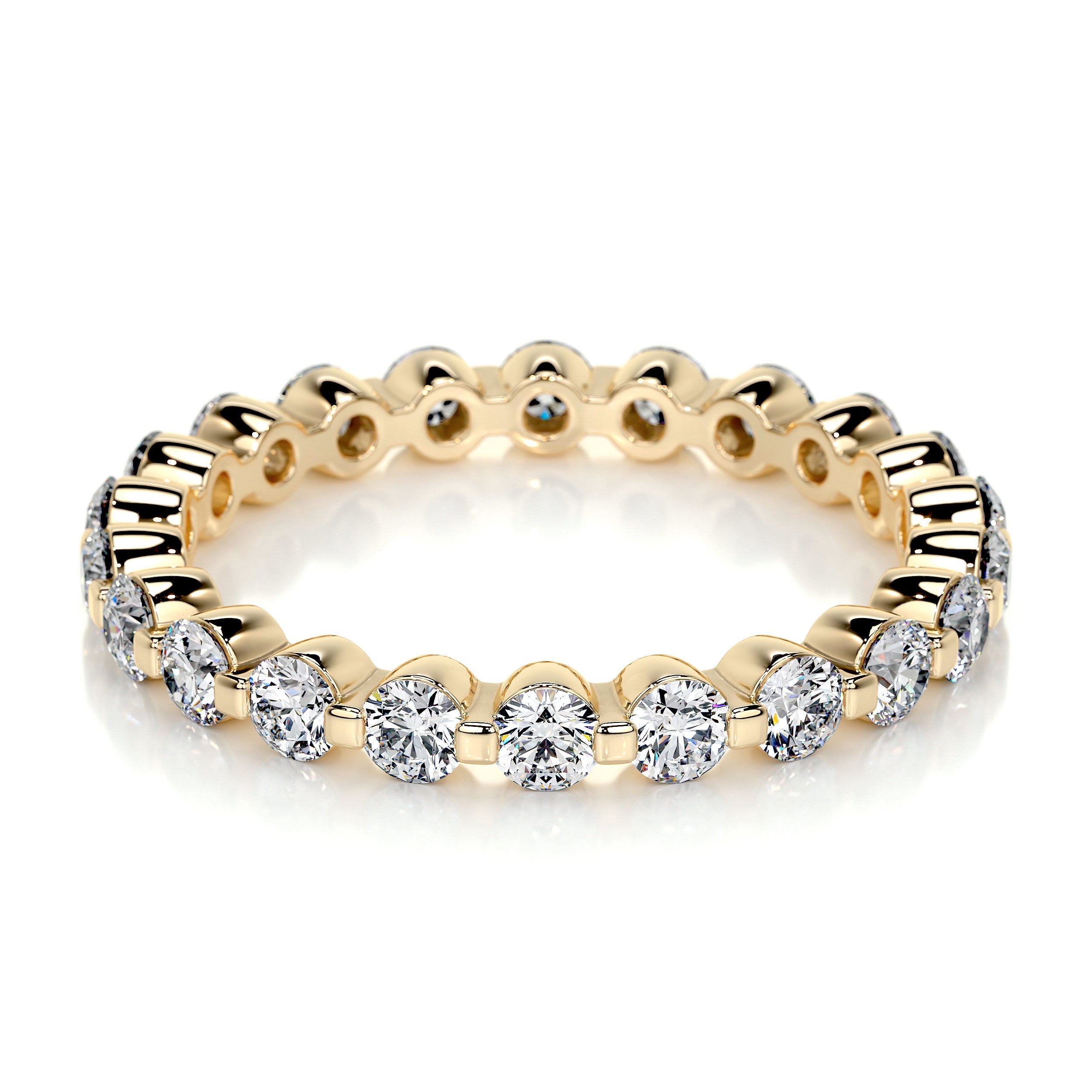 Josie Lab Grown Eternity Wedding Ring (1 Carat) -18K Yellow Gold (RTS)