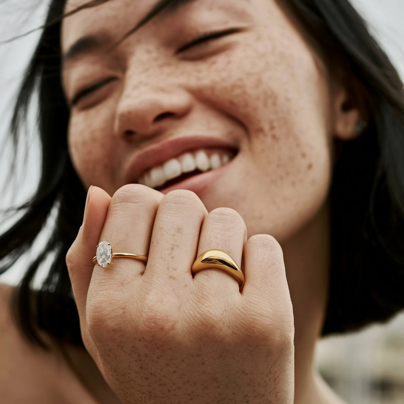 Asantewaa Wedding band - 18K Yellow Gold