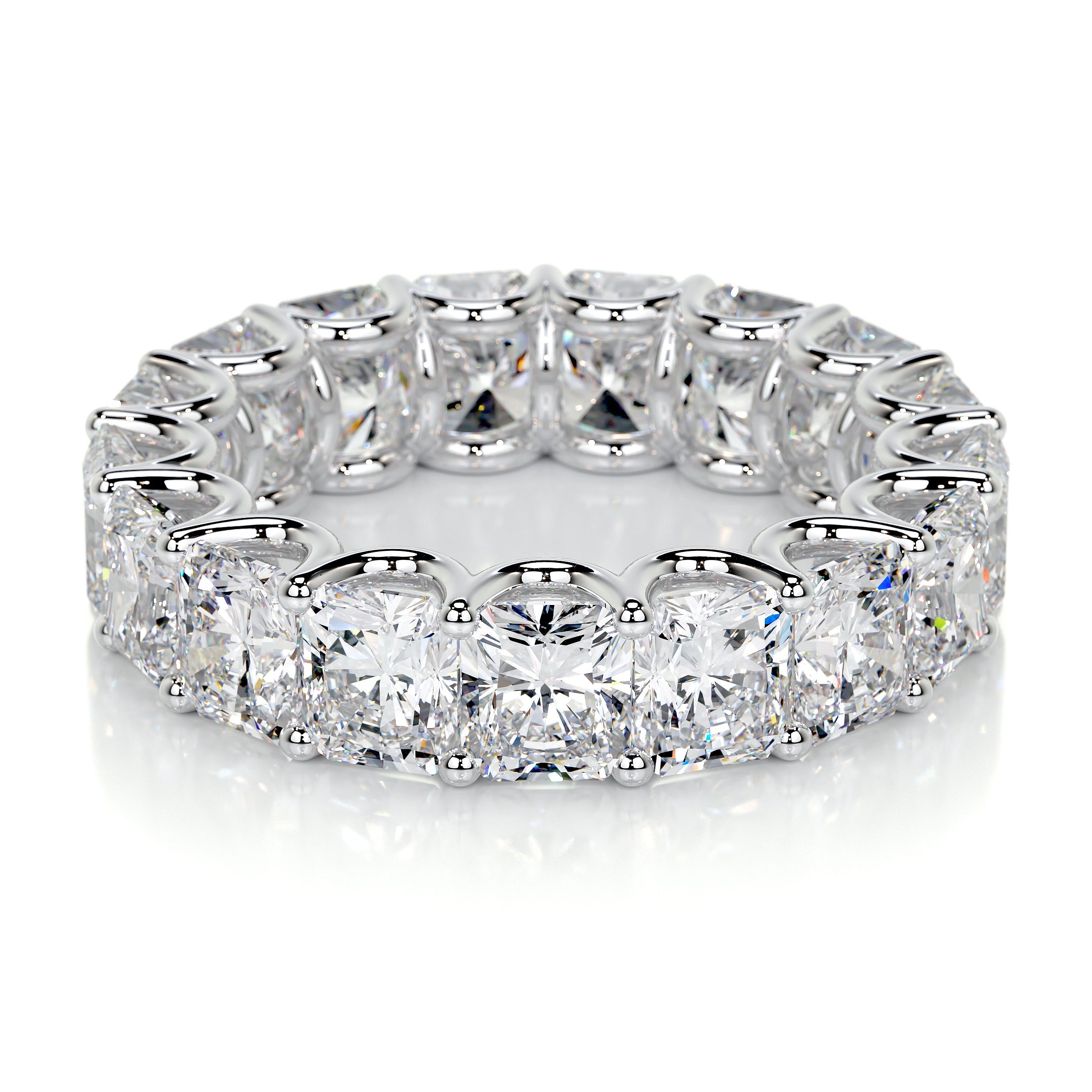 Andi Lab Grown Eternity Wedding Ring - 14K White Gold (RTS)