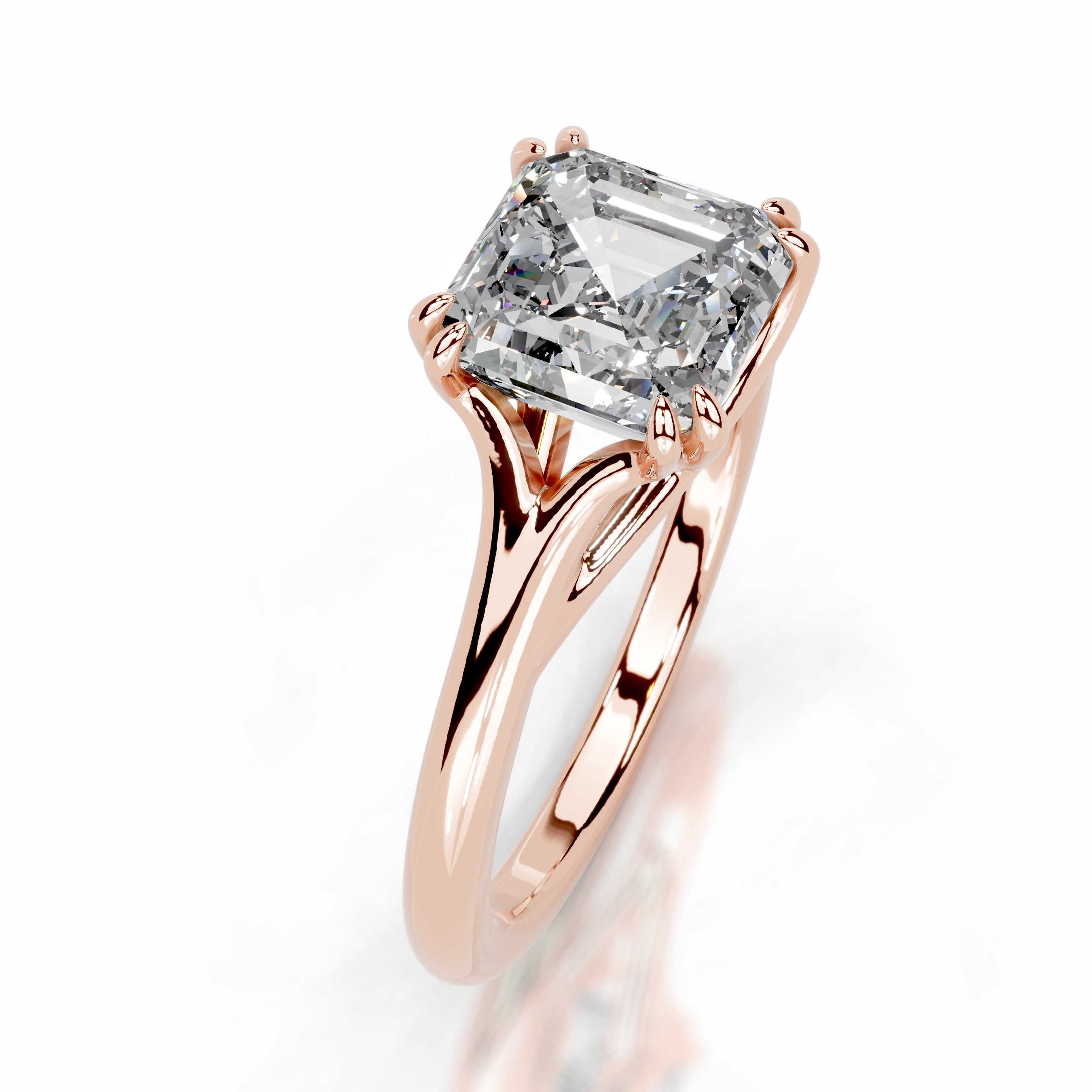 Ellie Diamond Engagement Ring - 14K Rose Gold