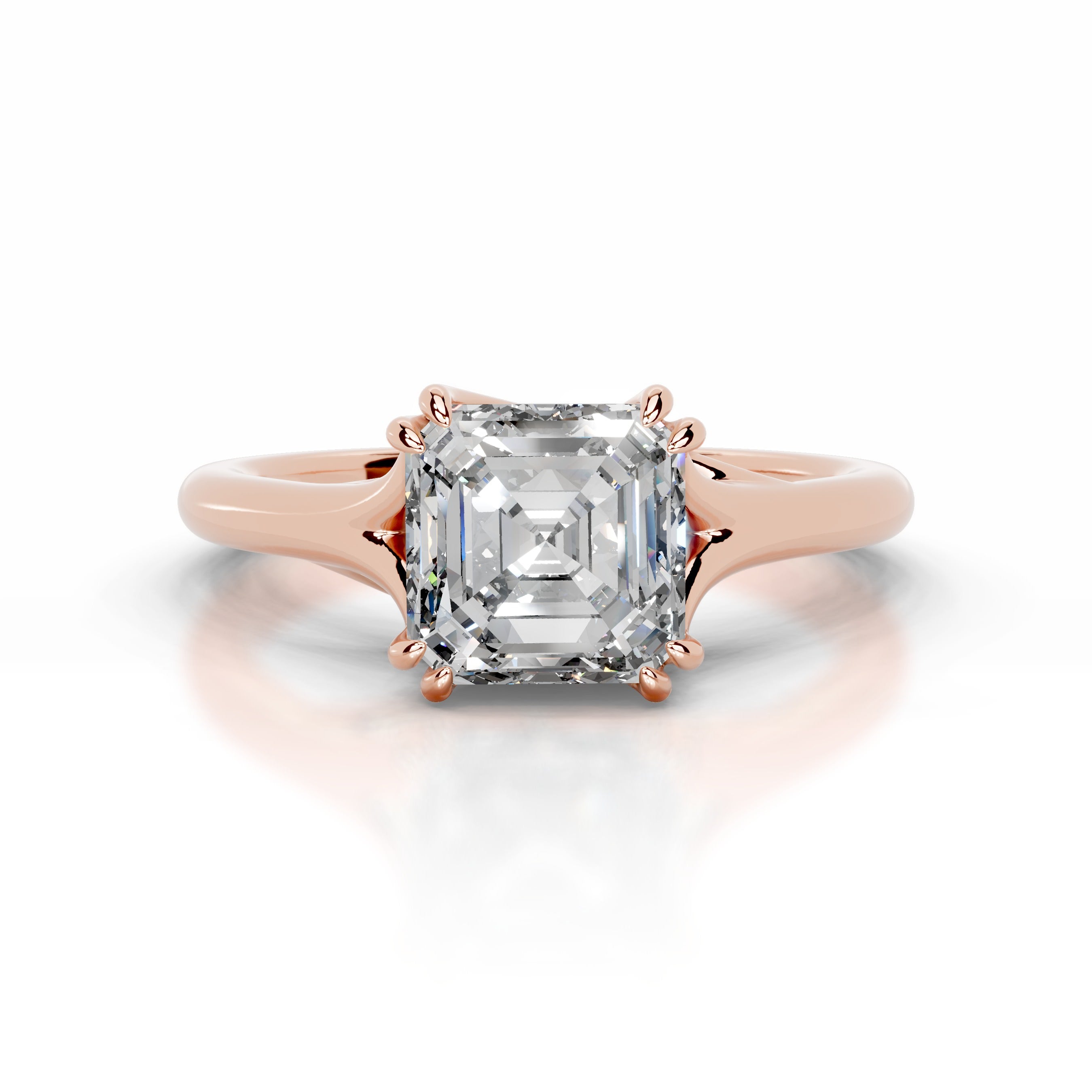 Ellie Diamond Engagement Ring - 14K Rose Gold