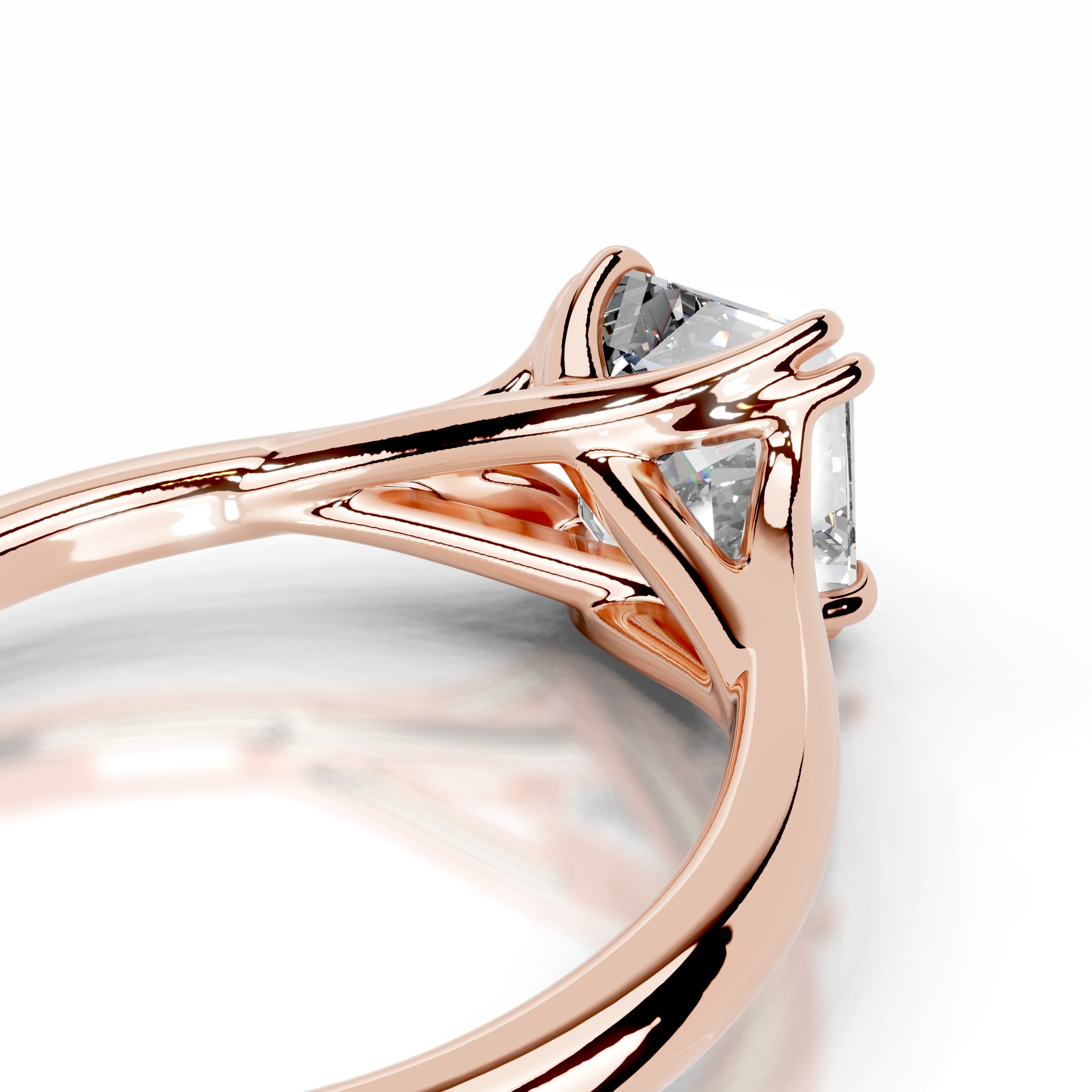 Ellie Diamond Engagement Ring - 14K Rose Gold
