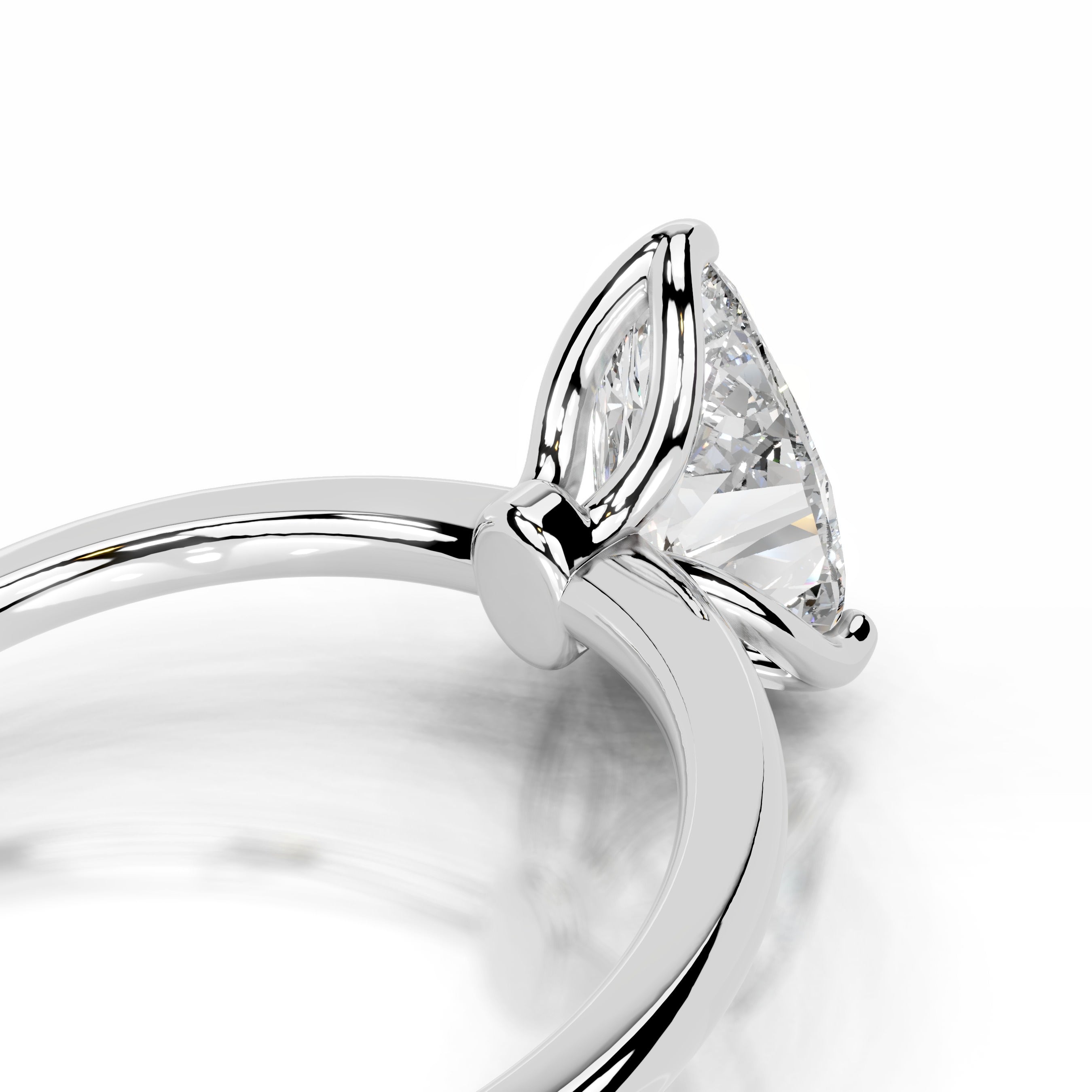 Phoenix Diamond Engagement Ring - 18K White Gold