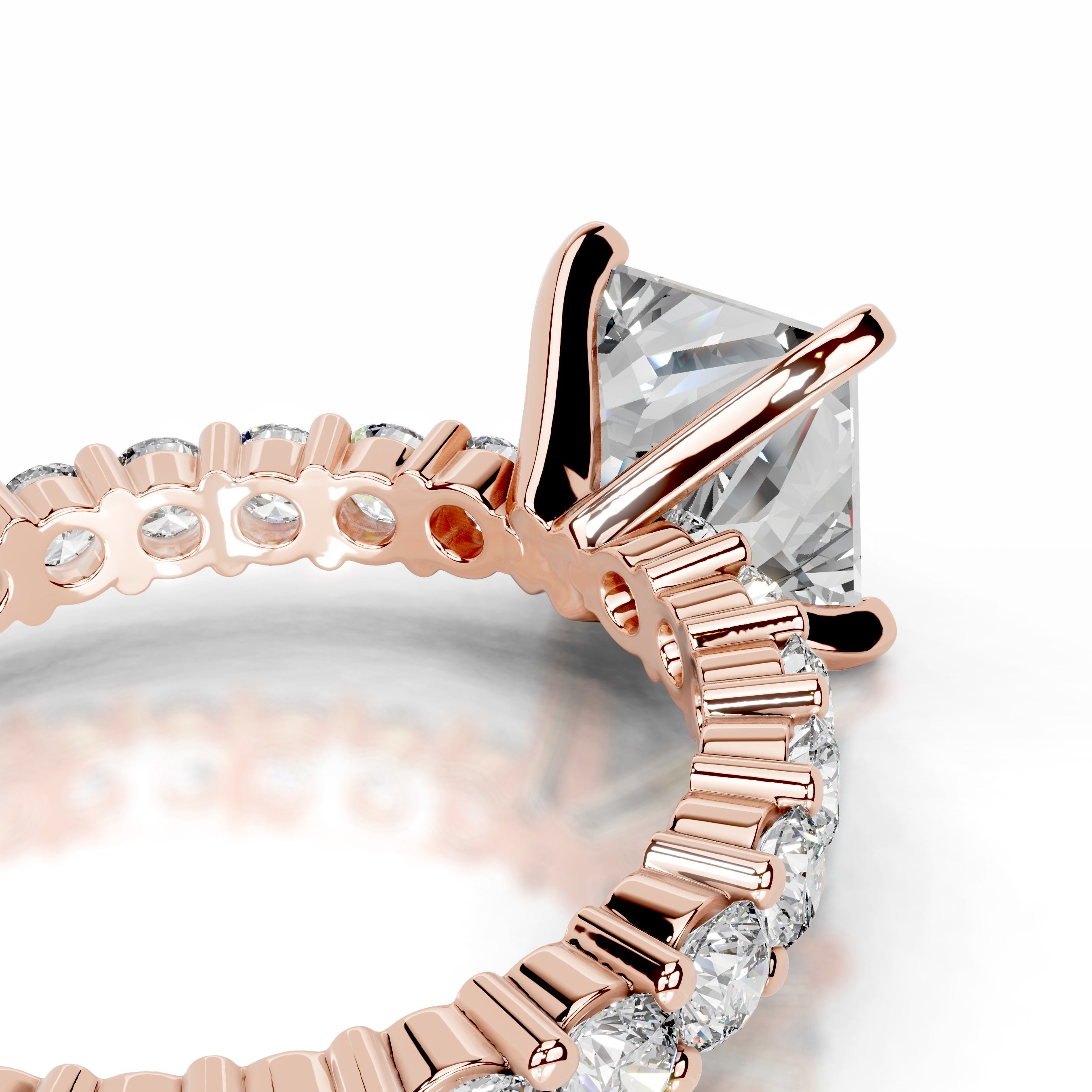 Jenna Diamond Engagement Ring - 14K Rose Gold