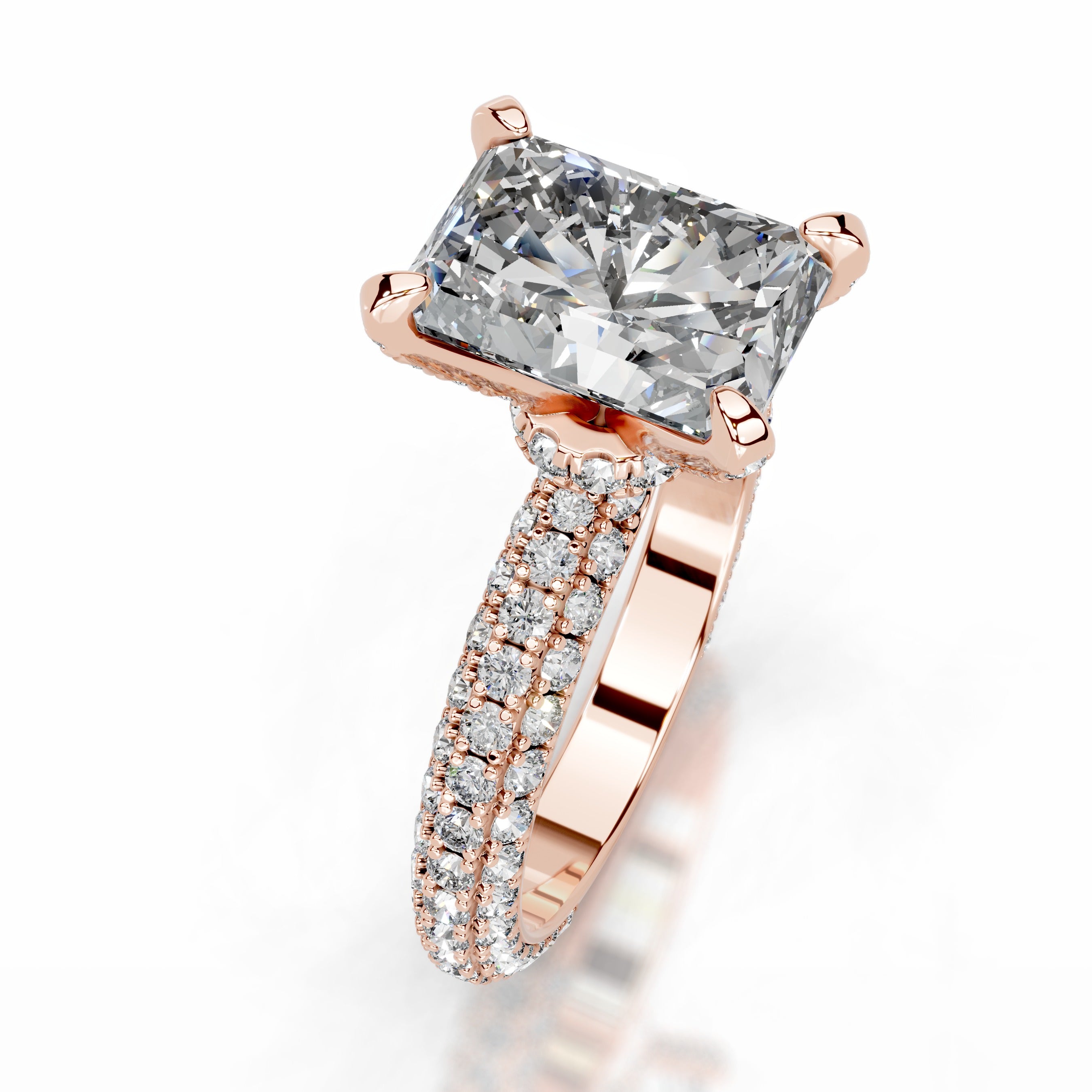 Milly Diamond Engagement Ring - 14K Rose Gold