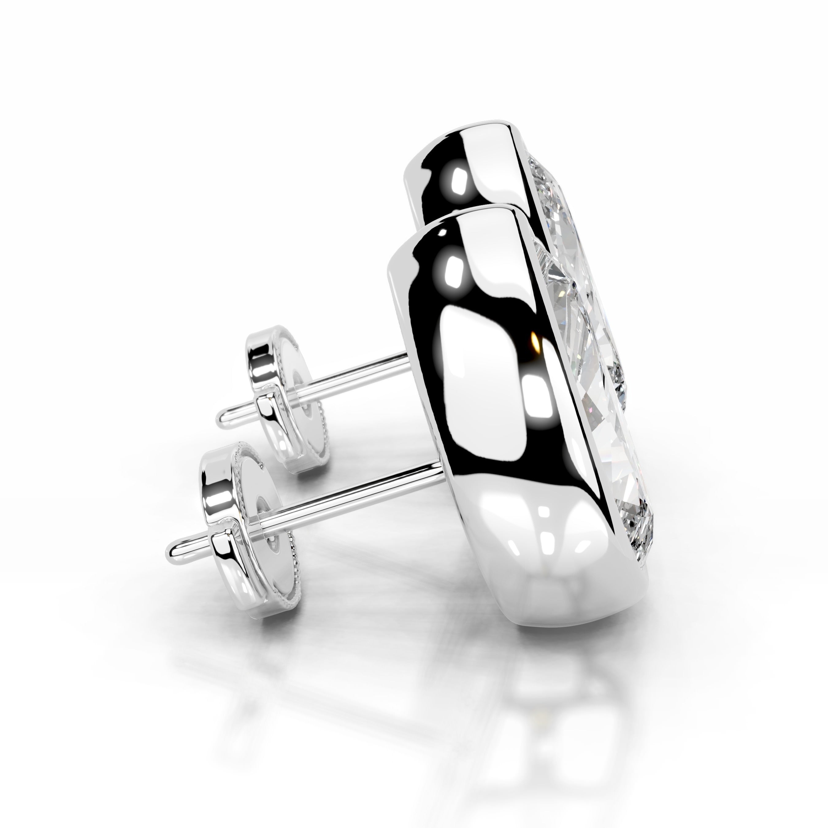 Janice Lab Grown Diamond Earrings - 14K White Gold