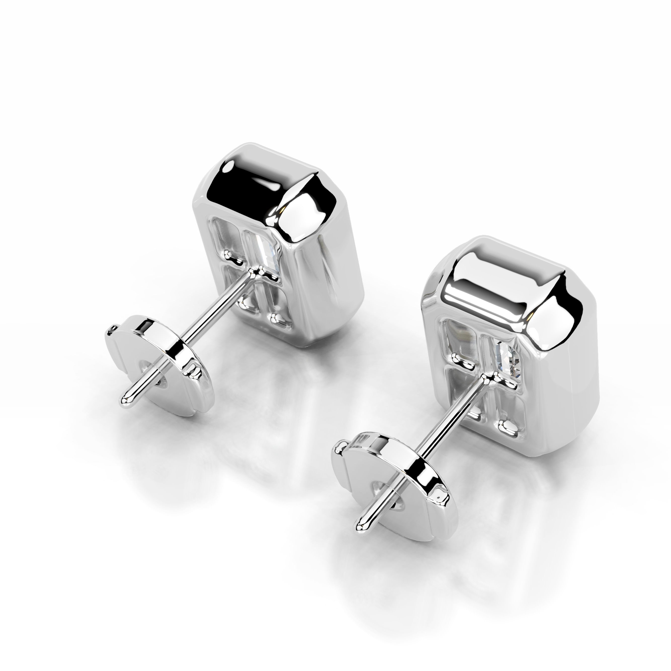 Janice Diamond Earrings - 18K White Gold