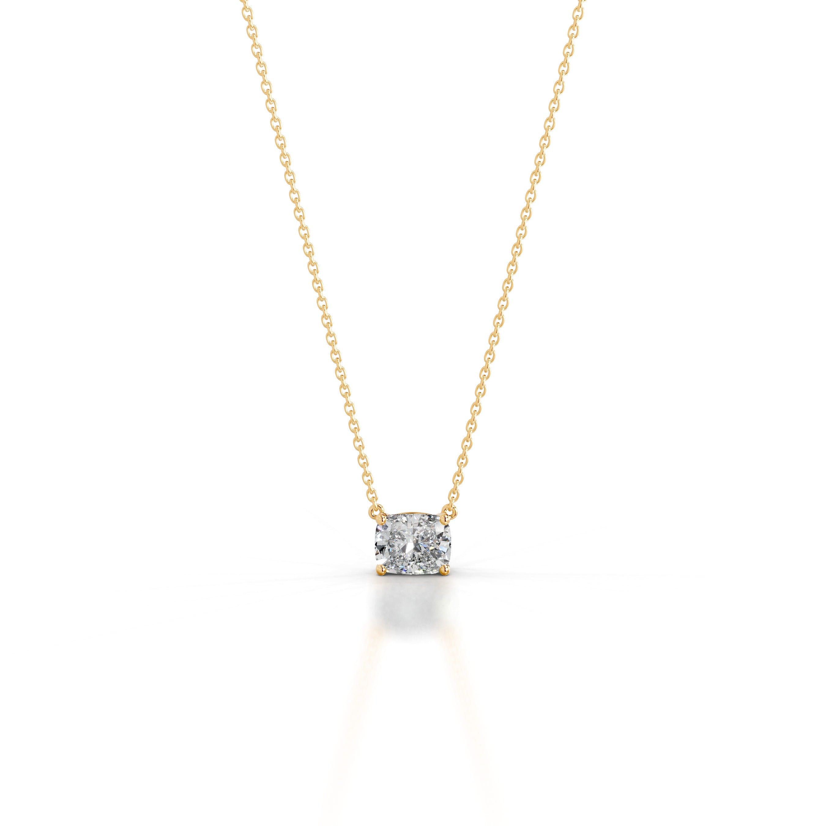 Clmence Diamond Pendant - 18K Yellow Gold