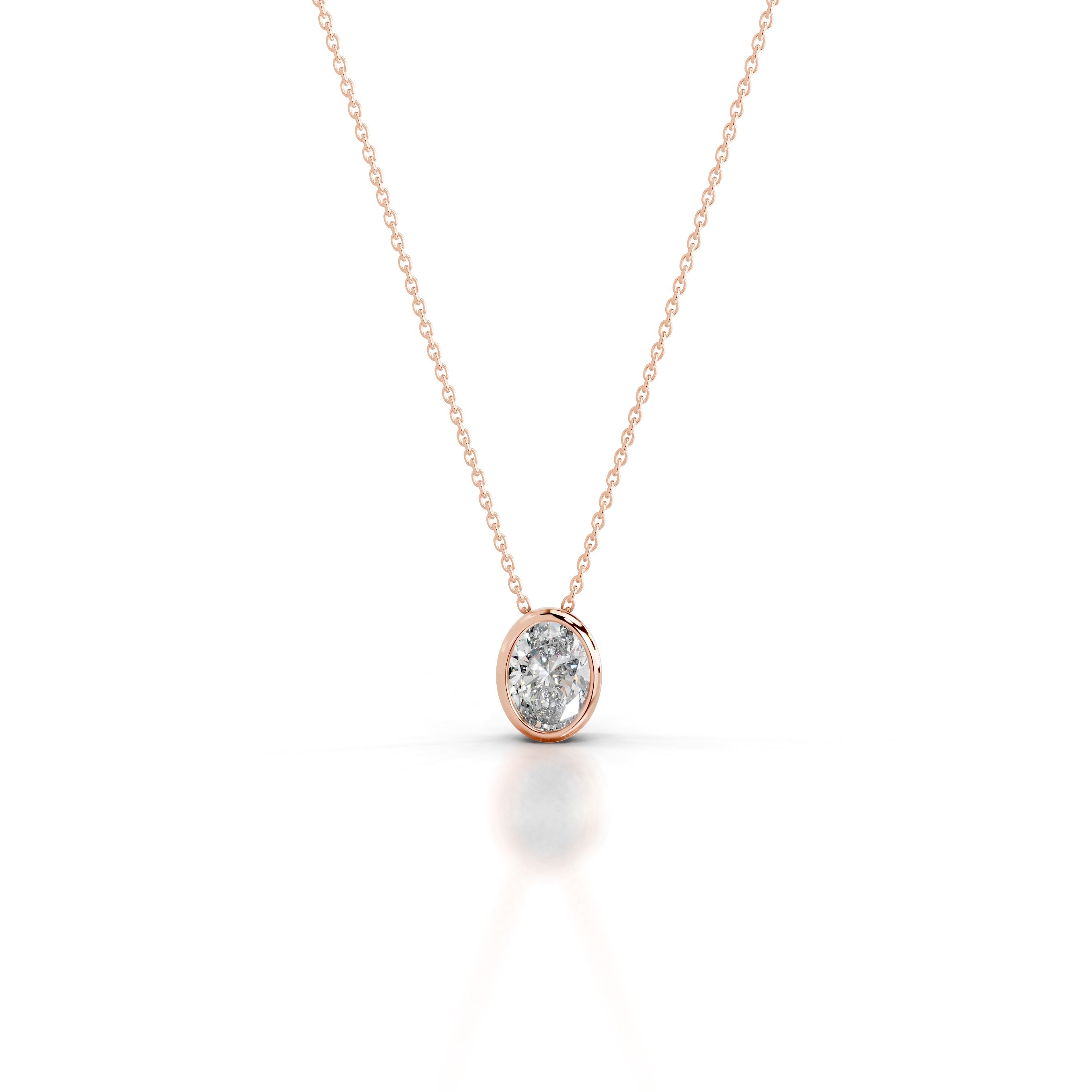 Gianna Diamond Pendant - 14K Rose Gold