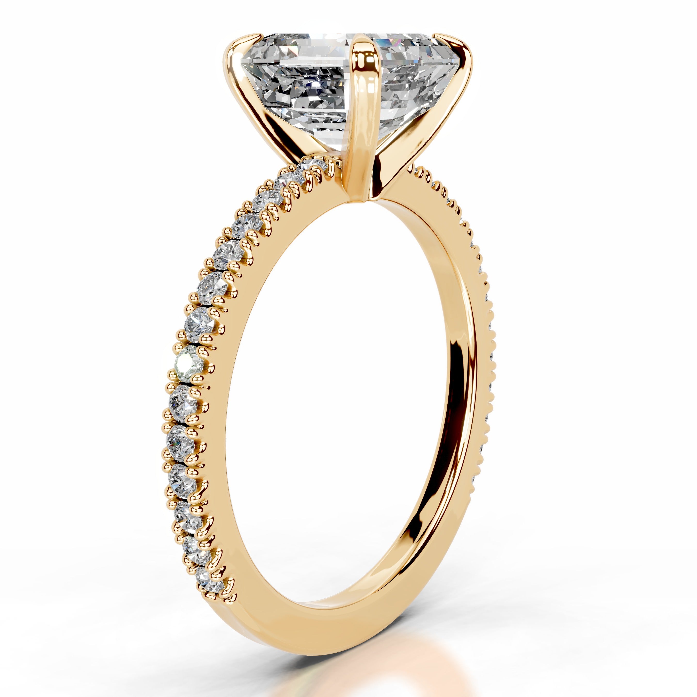 Luisana Diamond Engagement Ring - 18K Yellow Gold