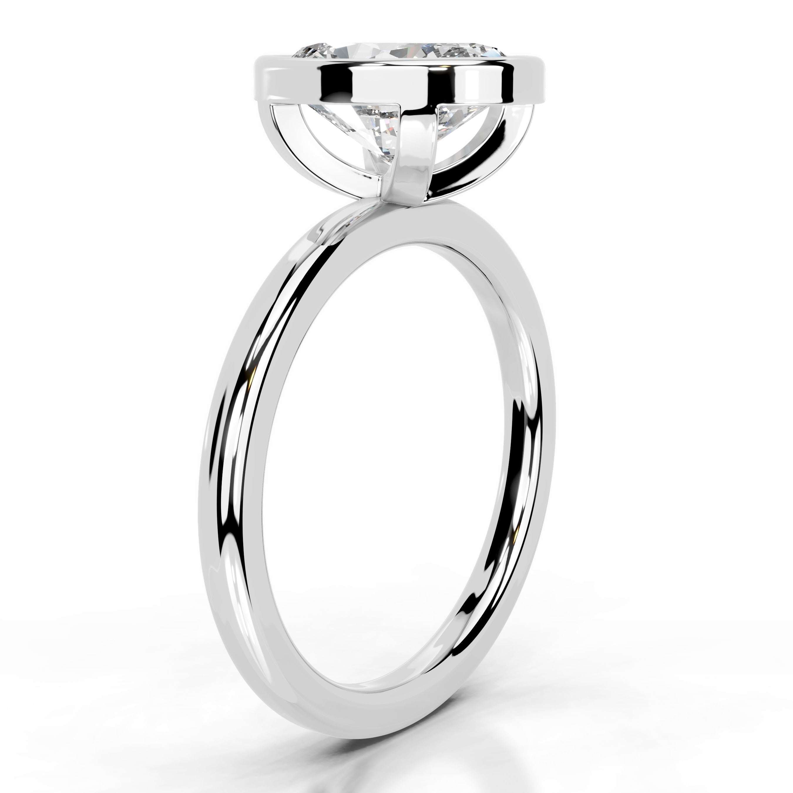 Dima Diamond Engagement Ring - 14K White Gold