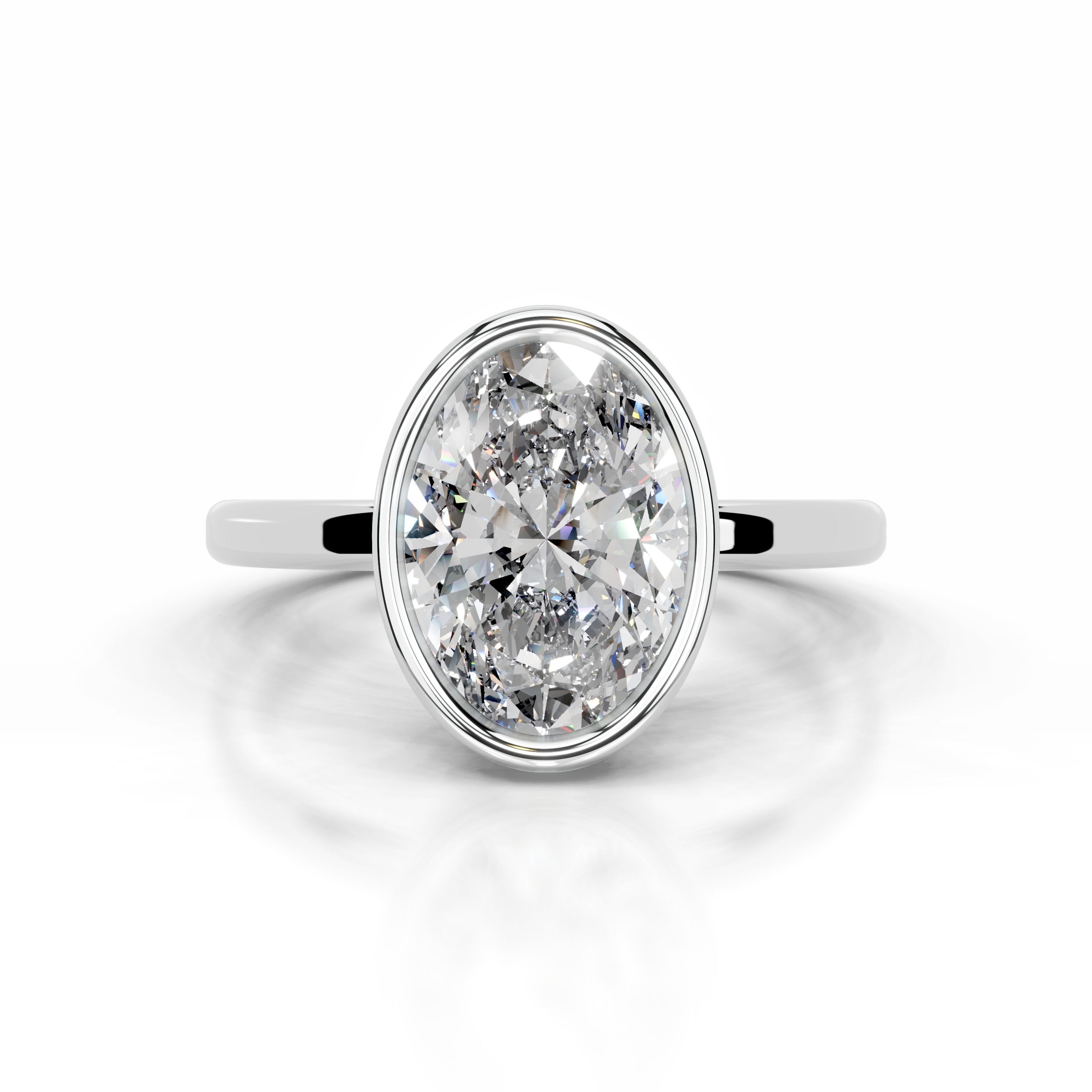 Dima Diamond Engagement Ring - 14K White Gold