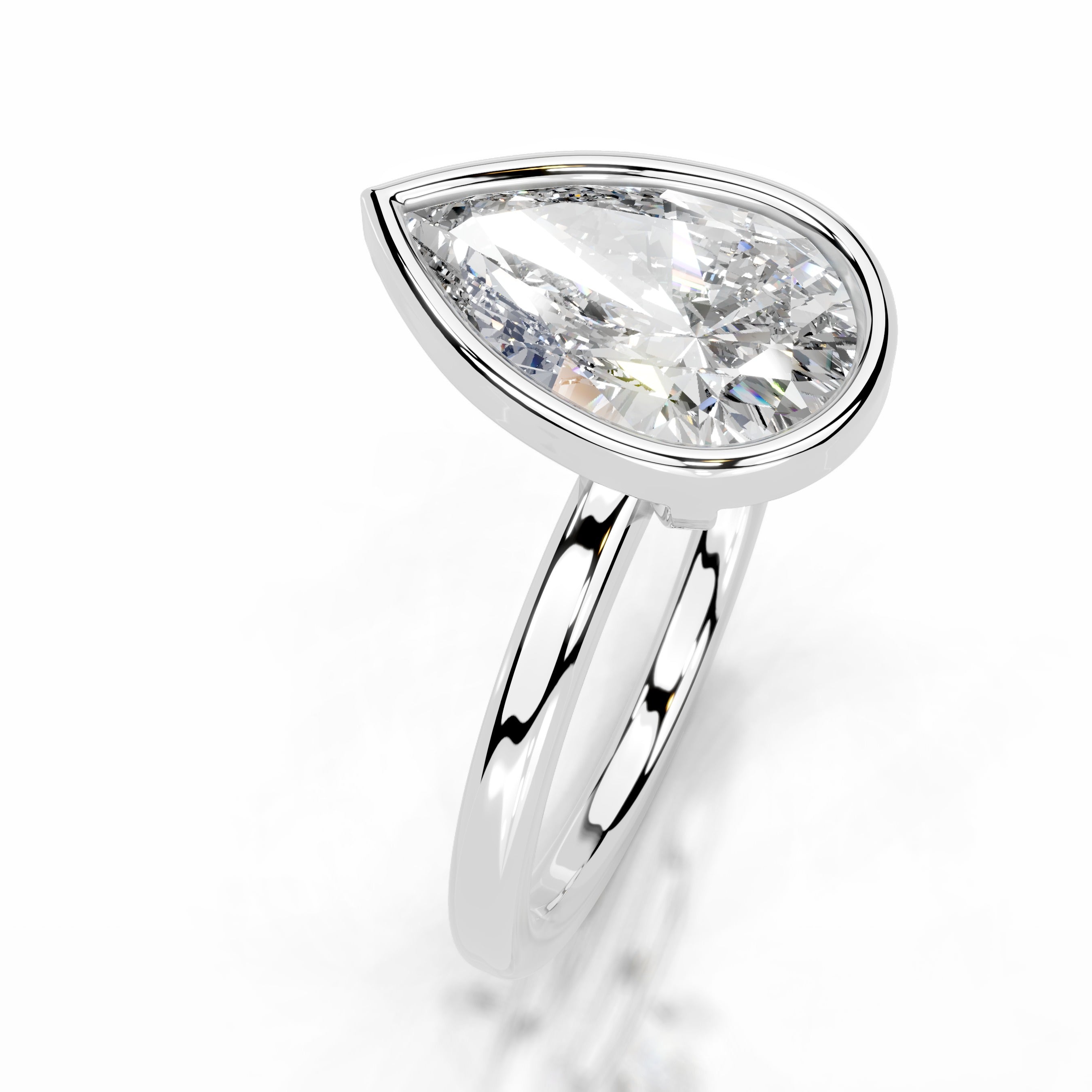Dima Diamond Engagement Ring - Platinum