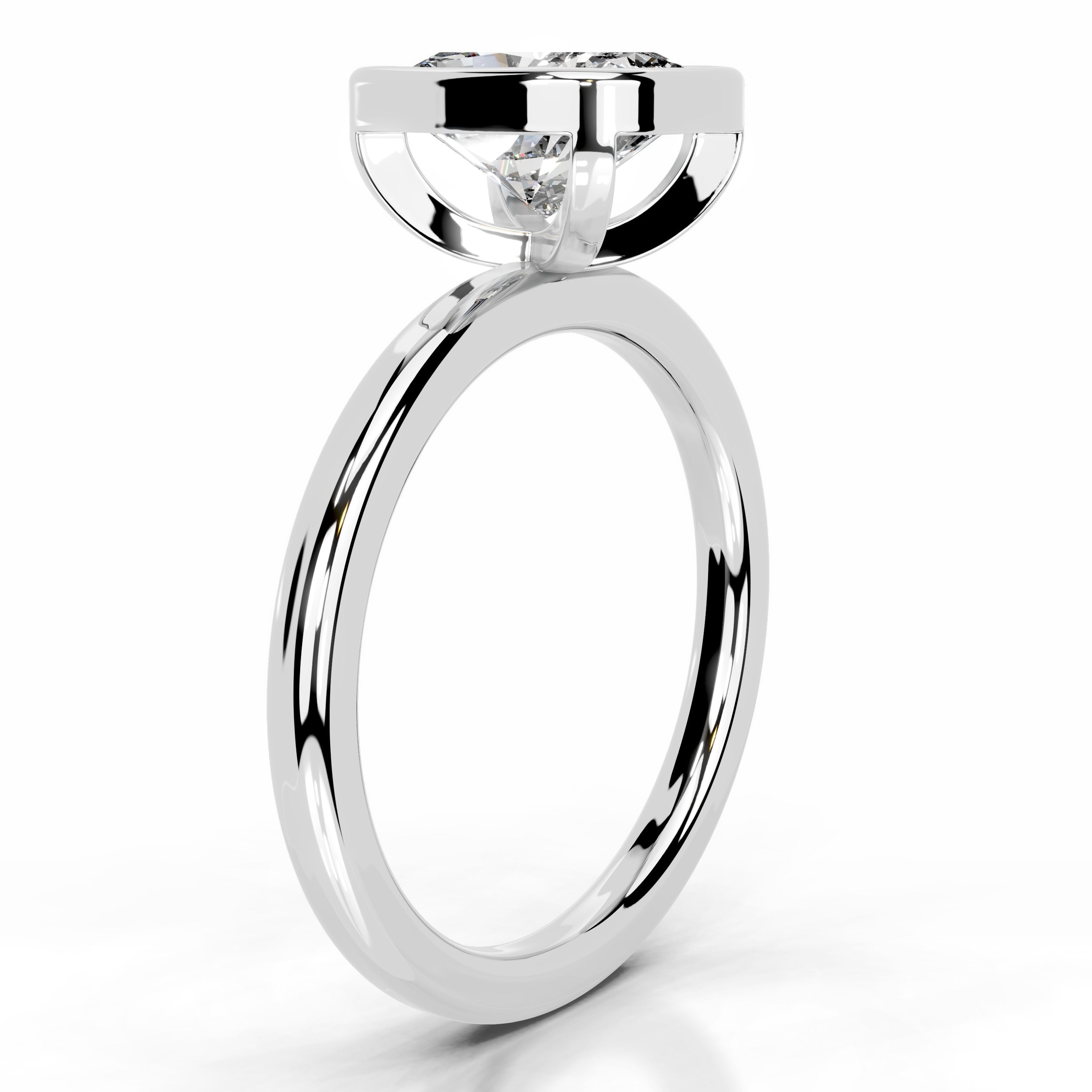 Dima Diamond Engagement Ring - 14K White Gold