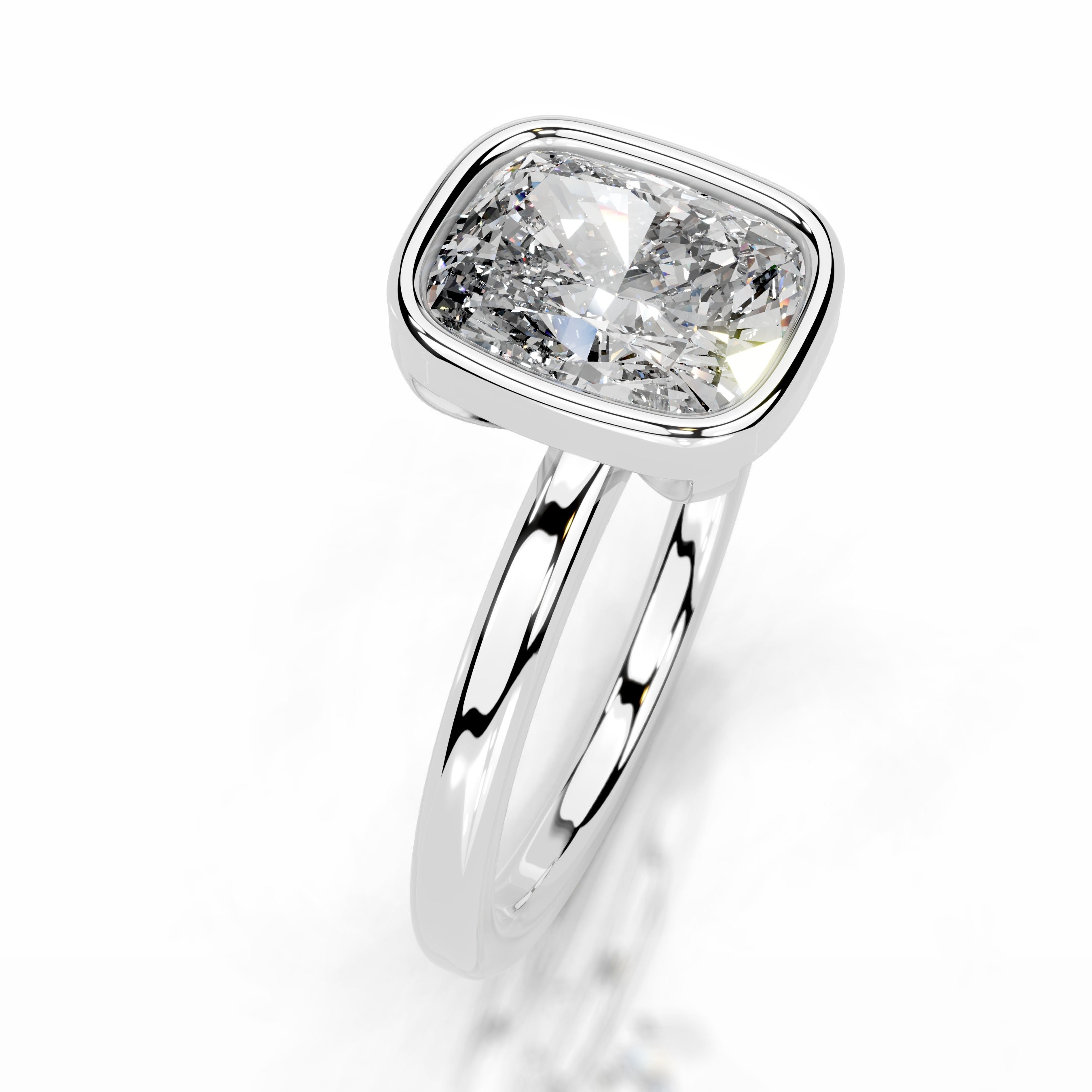 Dima Diamond Engagement Ring - 14K White Gold