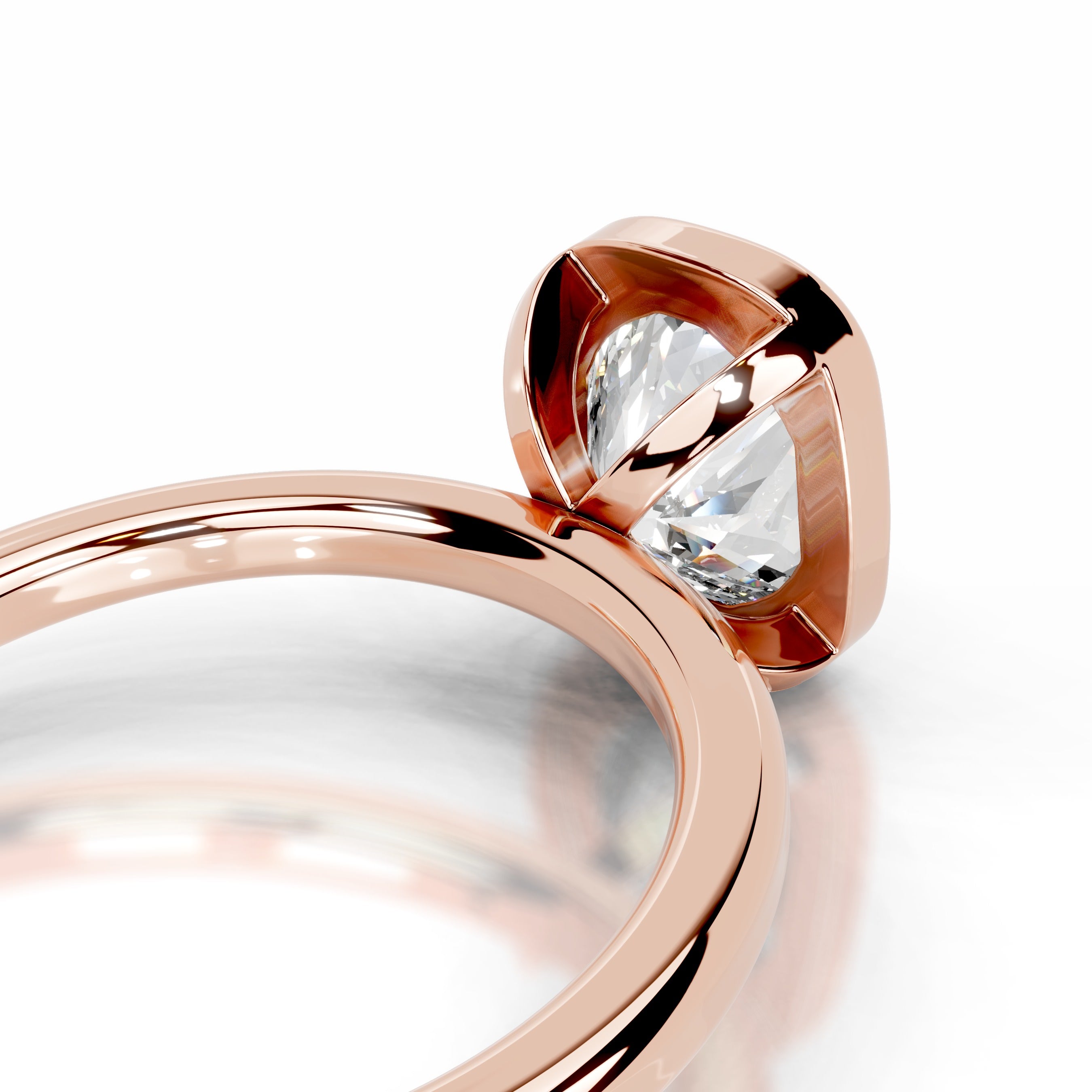 Dima Diamond Engagement Ring - 14K Rose Gold