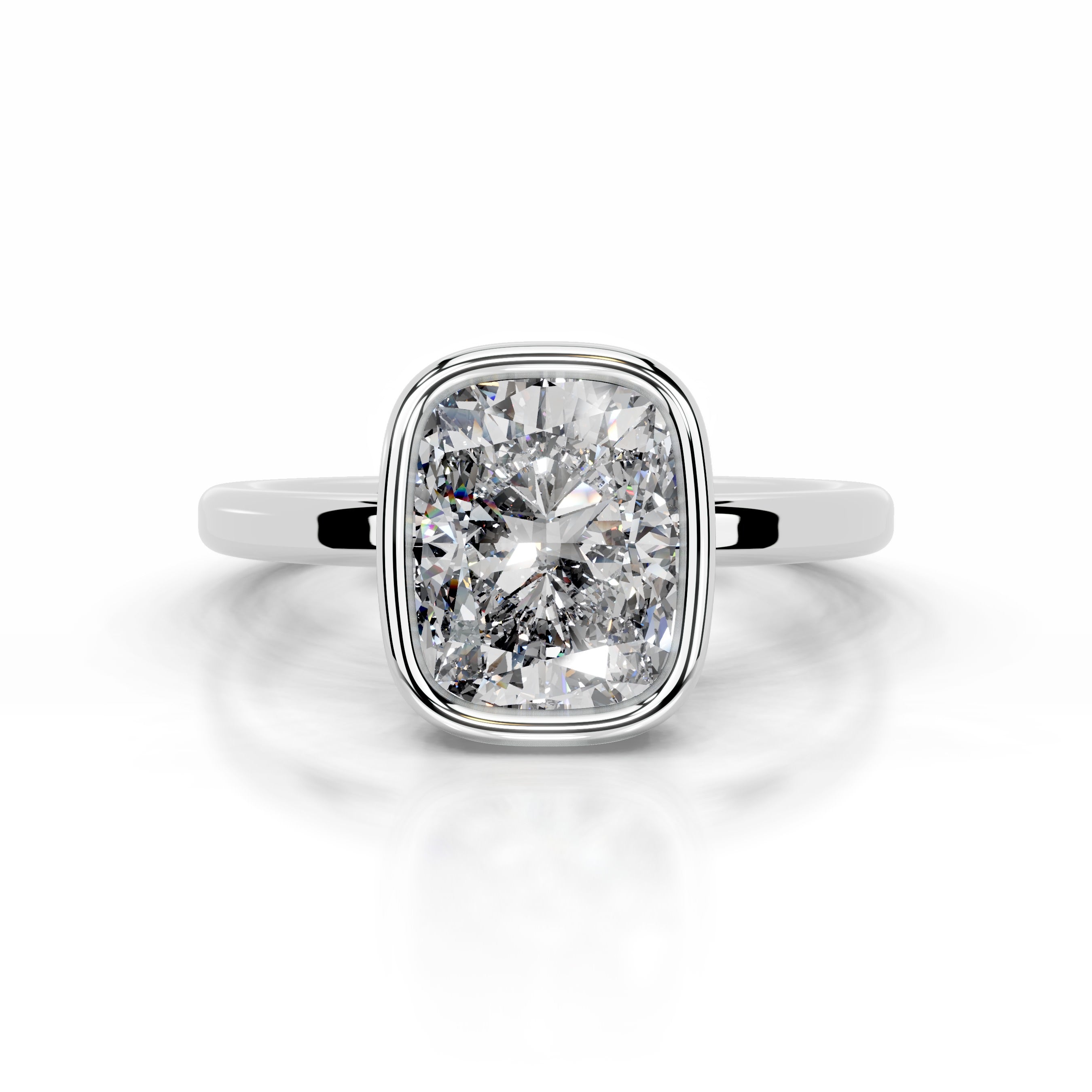 Dima Diamond Engagement Ring - 14K White Gold