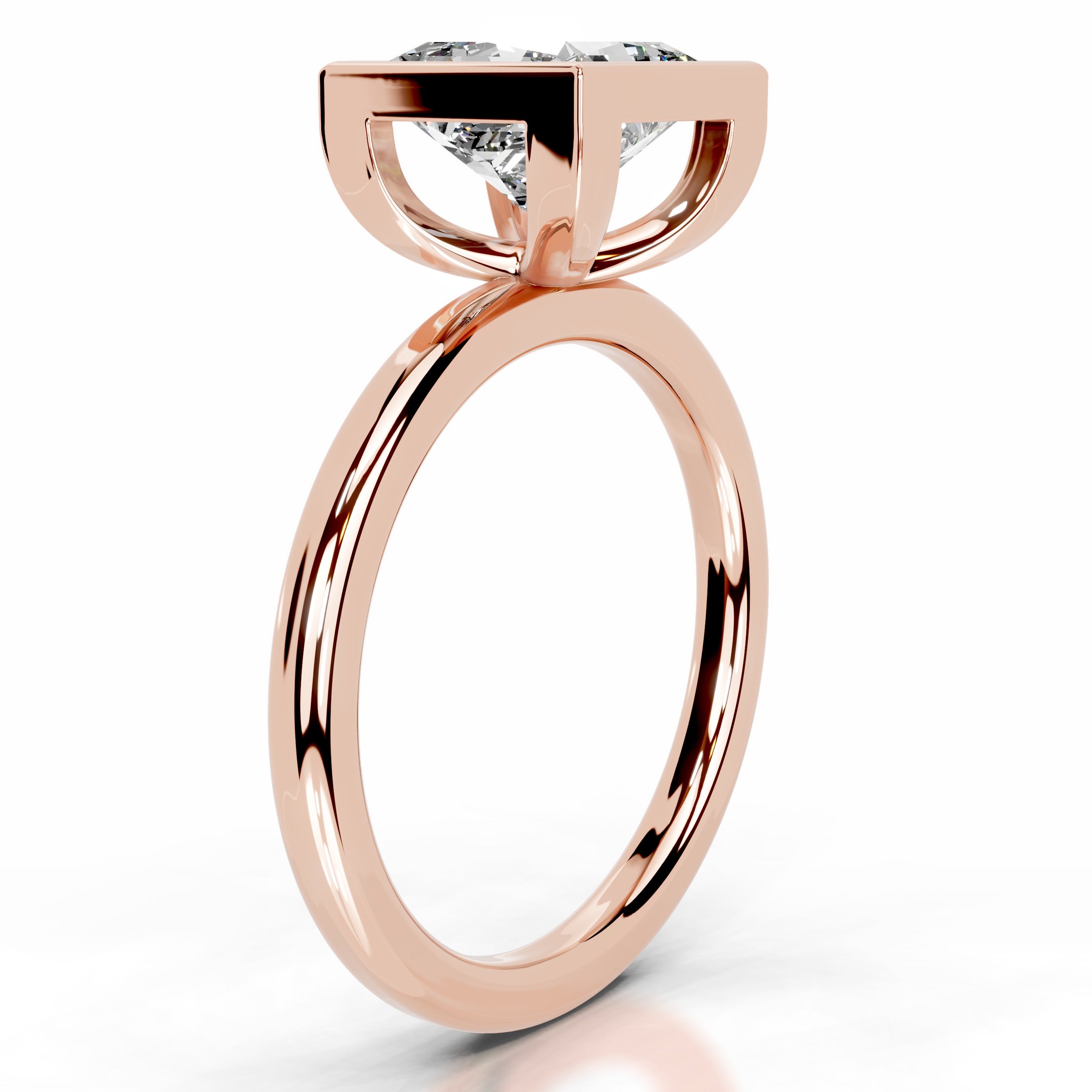 Dima Diamond Engagement Ring - 14K Rose Gold