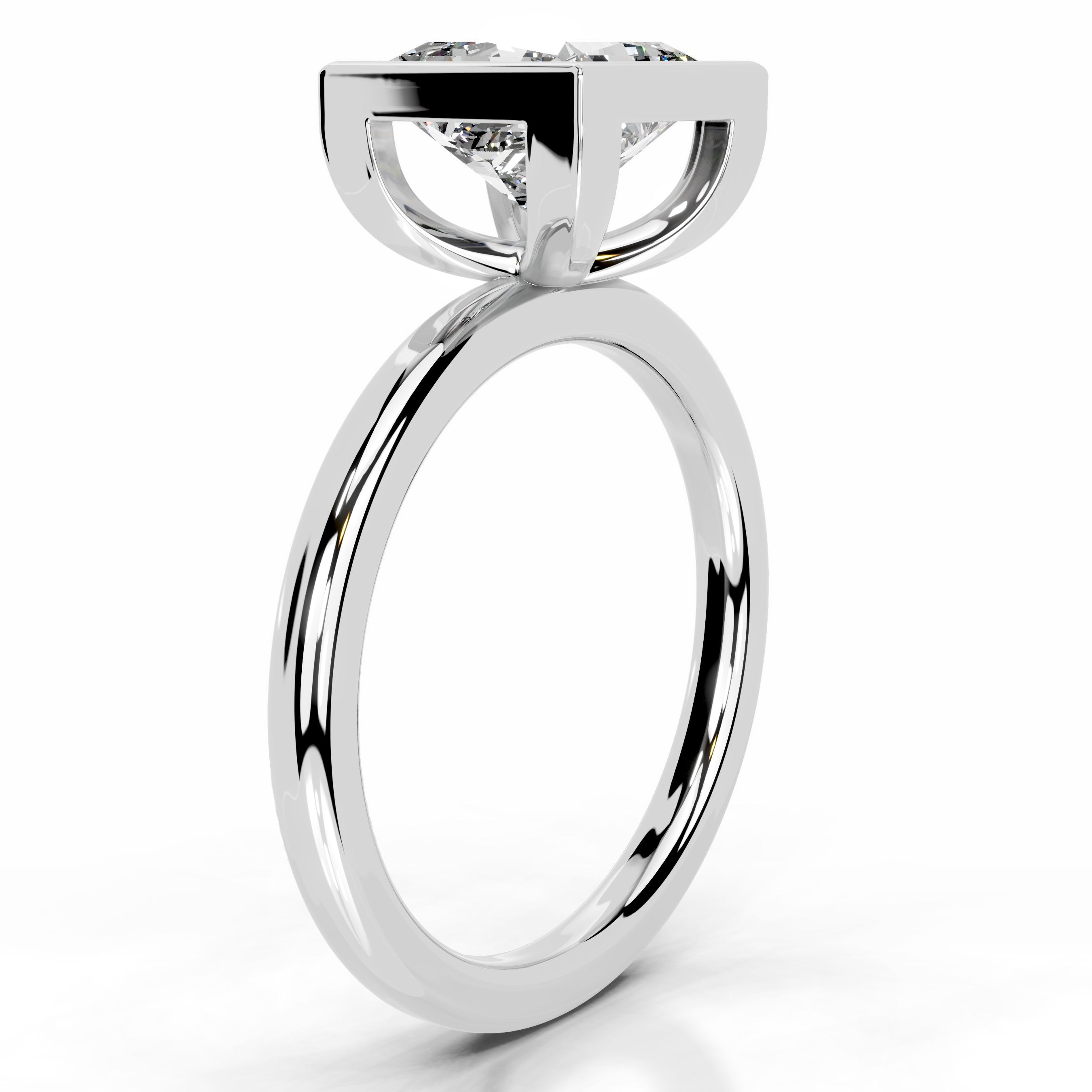 Dima Diamond Engagement Ring - 14K White Gold