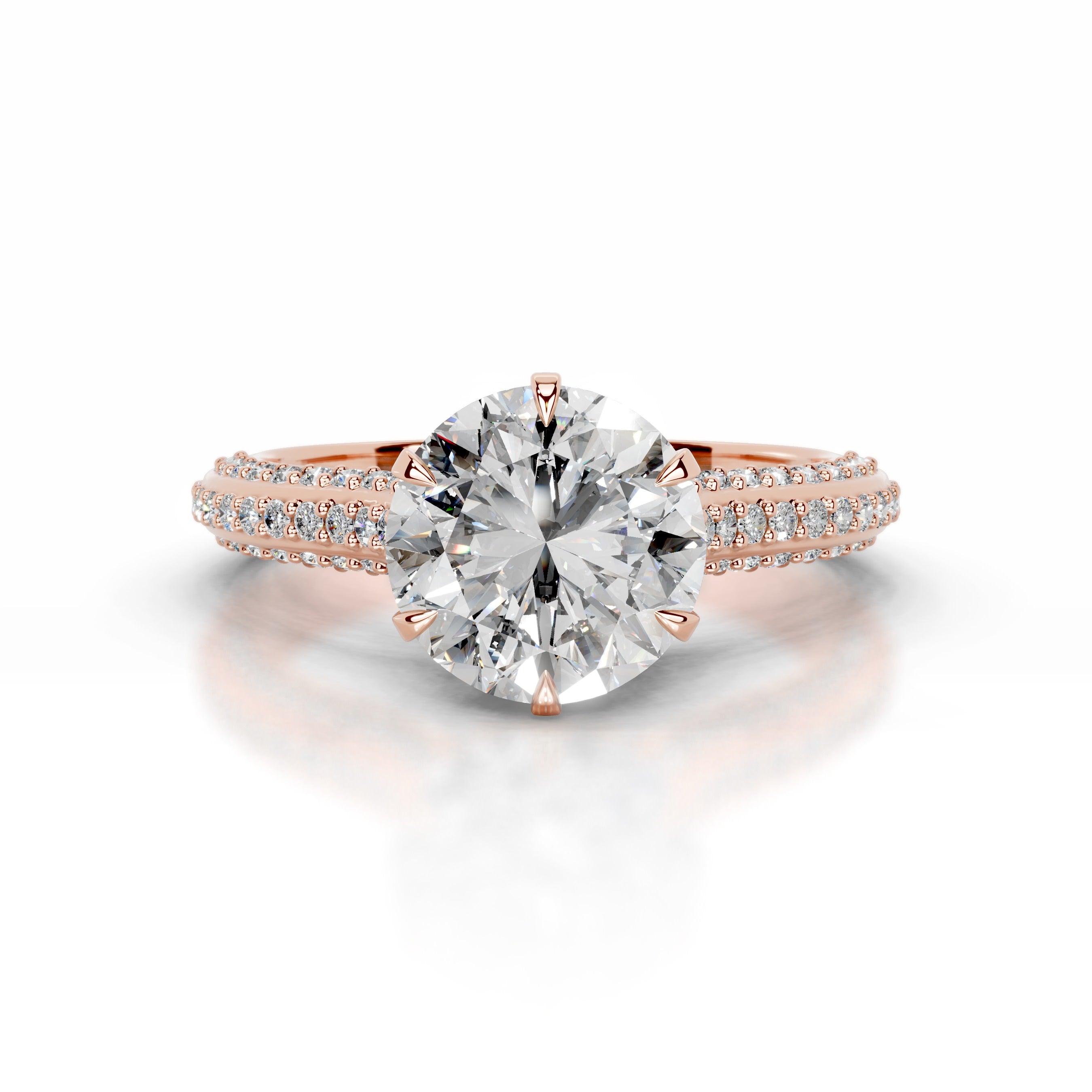 Joana Diamond Engagement Ring - 14K Rose Gold