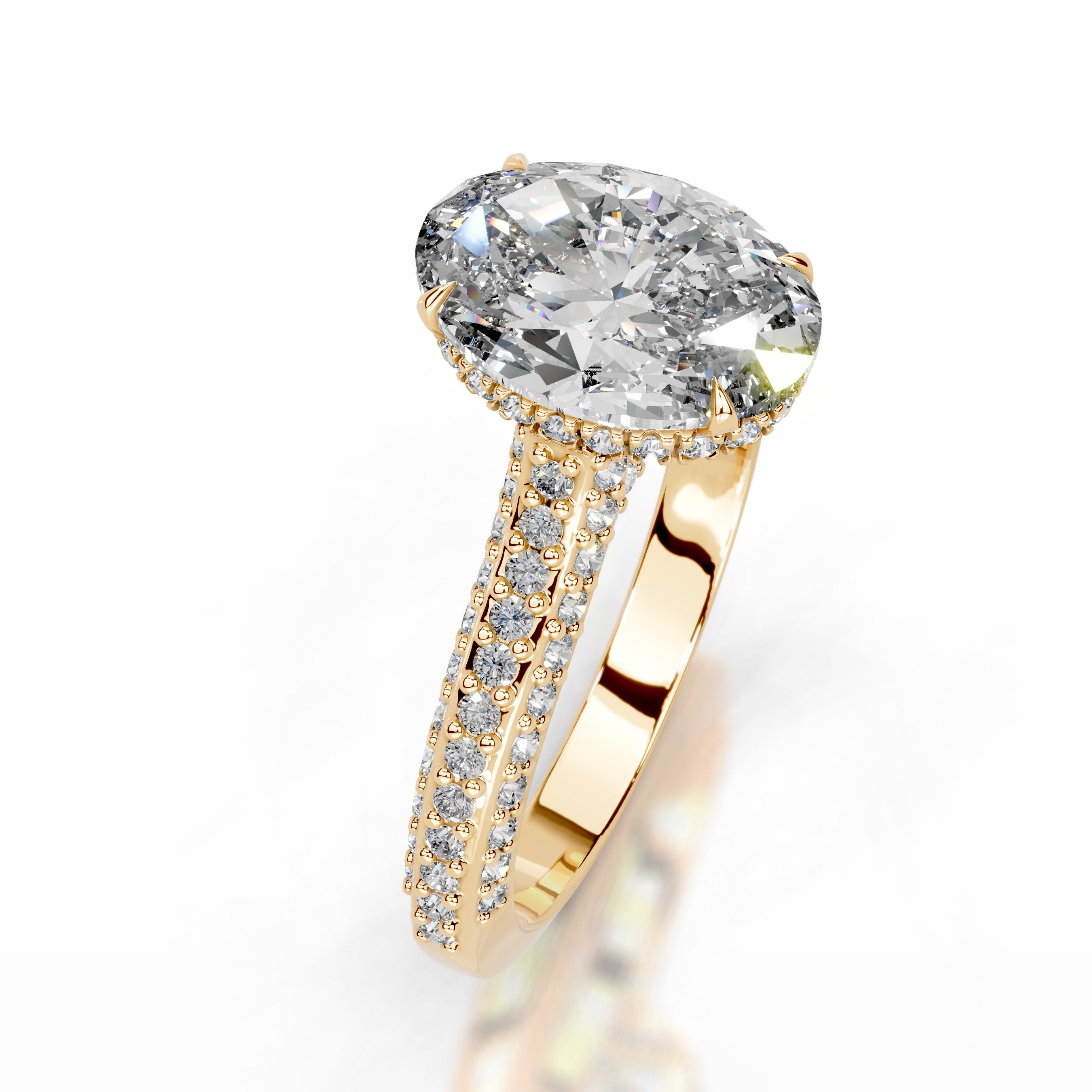 Joana Diamond Engagement Ring - 18K Yellow Gold