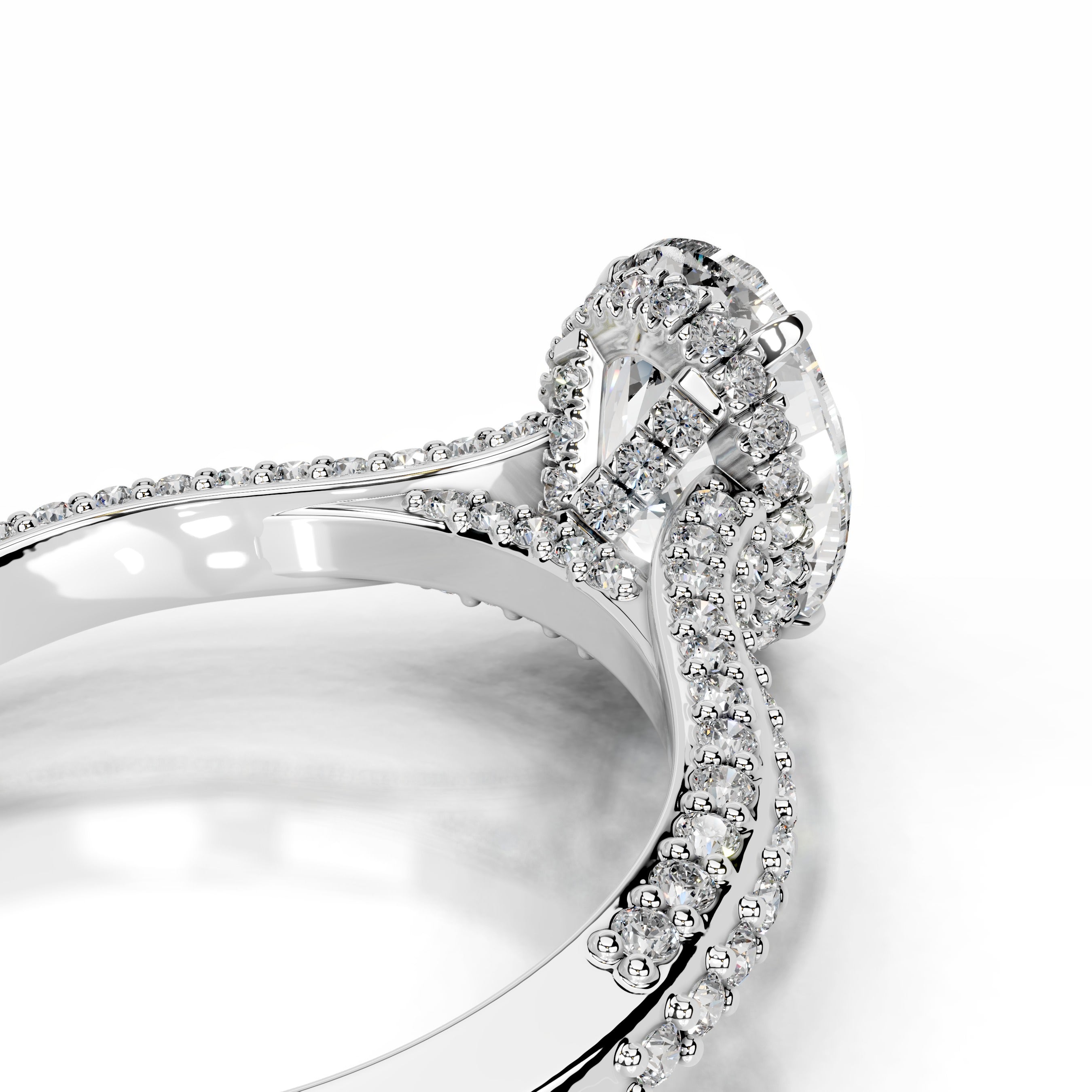 Joana Diamond Engagement Ring - 18K White Gold