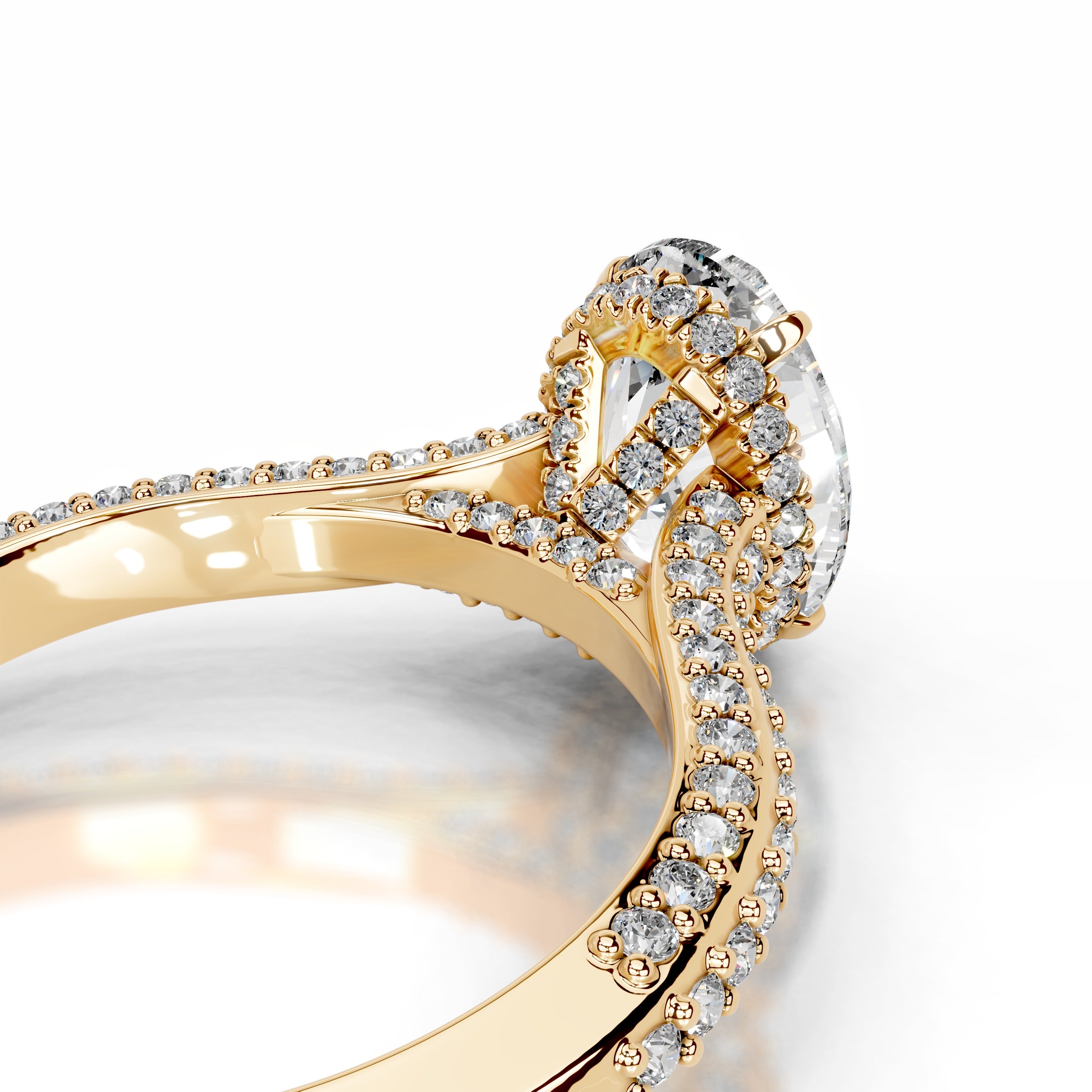 Joana Diamond Engagement Ring - 18K Yellow Gold