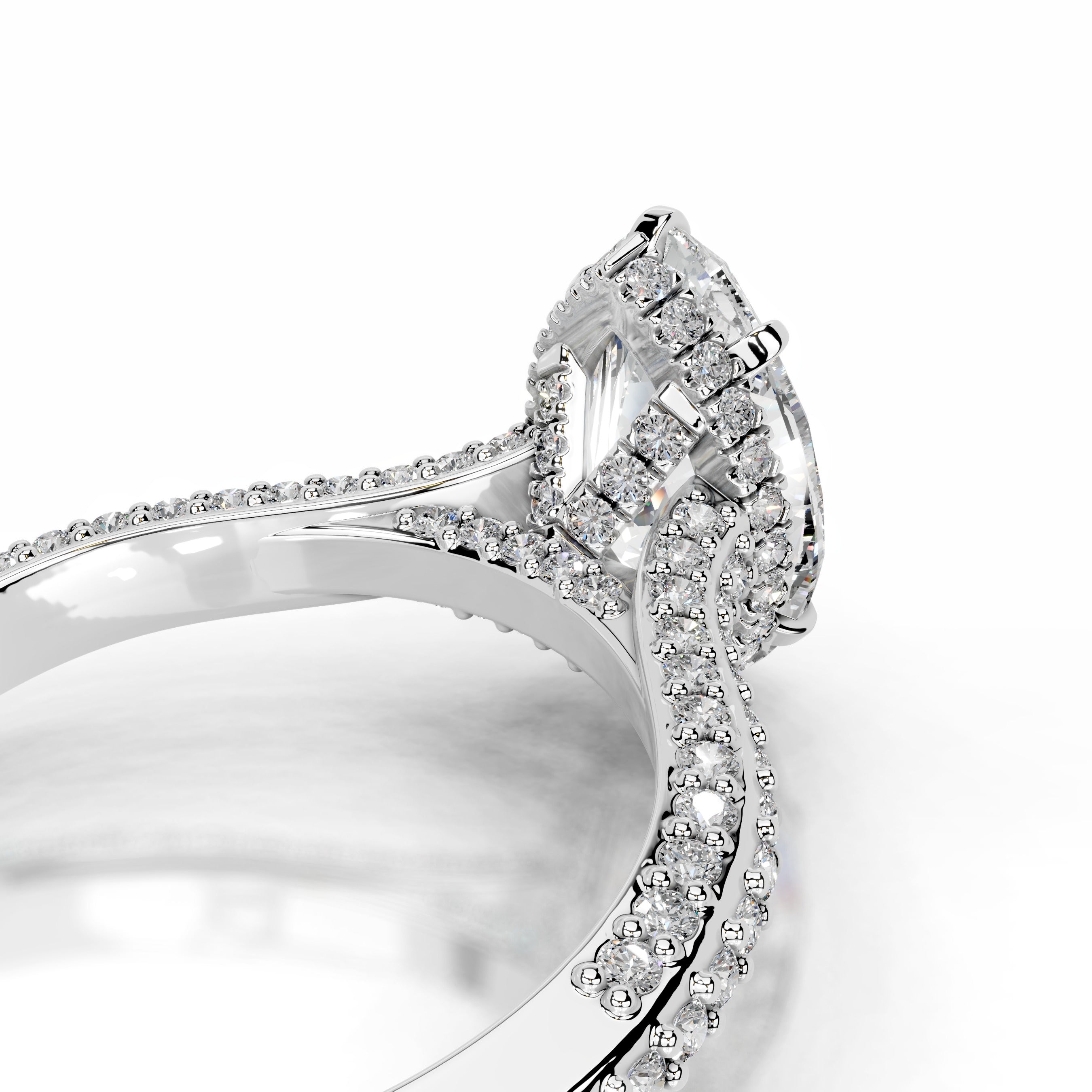 Joana Diamond Engagement Ring - 14K White Gold