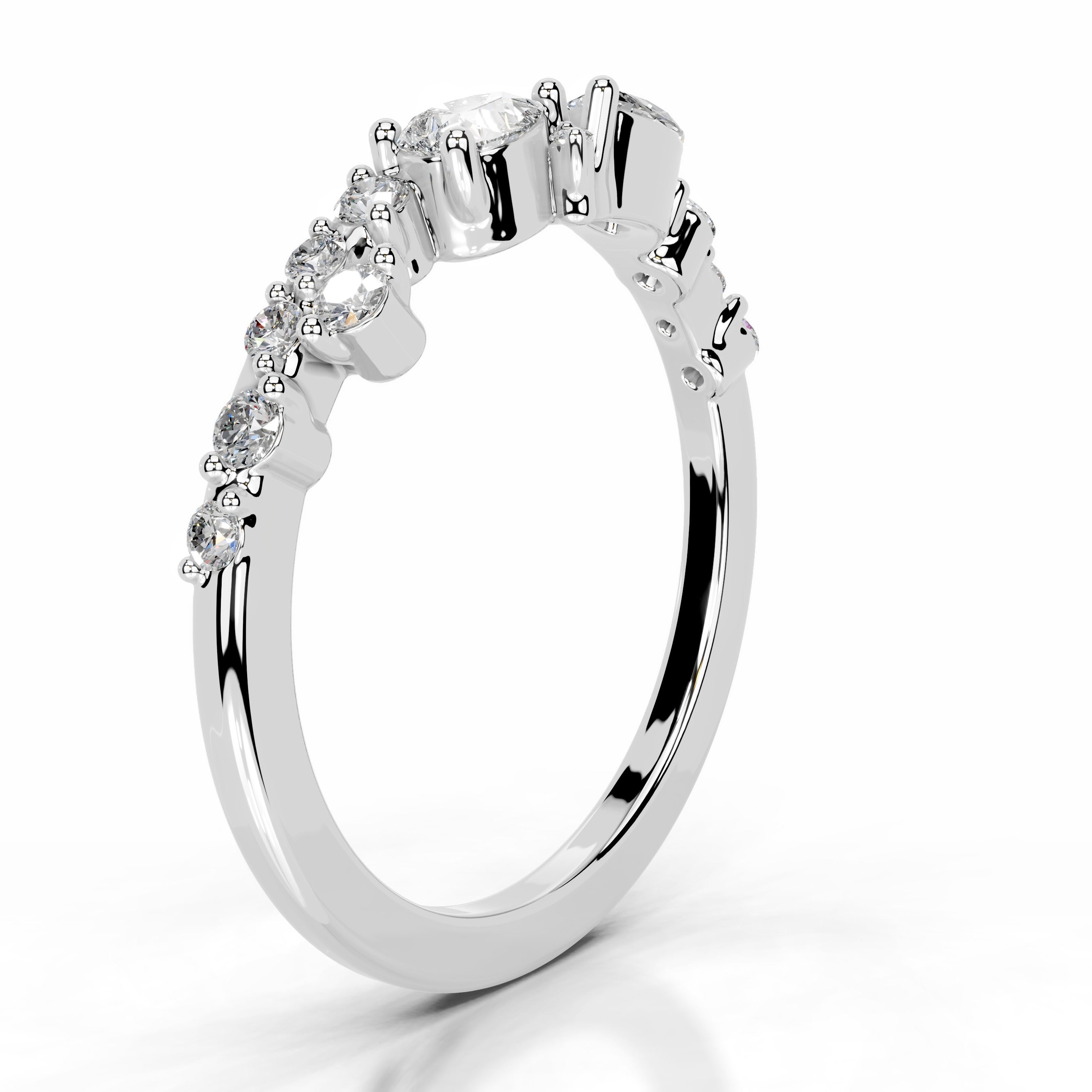 Faith Diamond Wedding band - Platinum