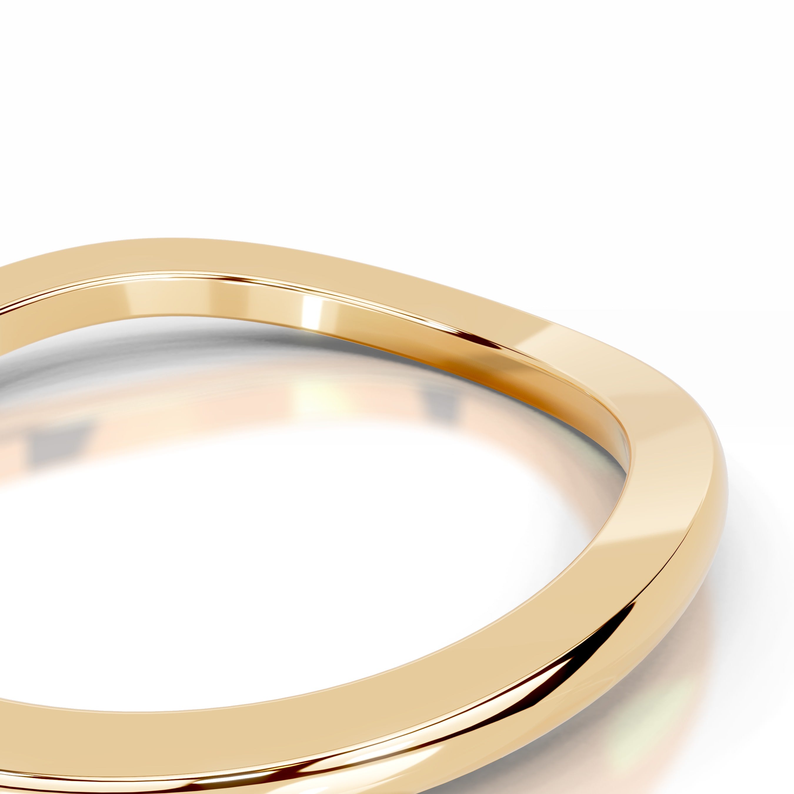 Winnie Diamond Wedding band - 18K Yellow Gold
