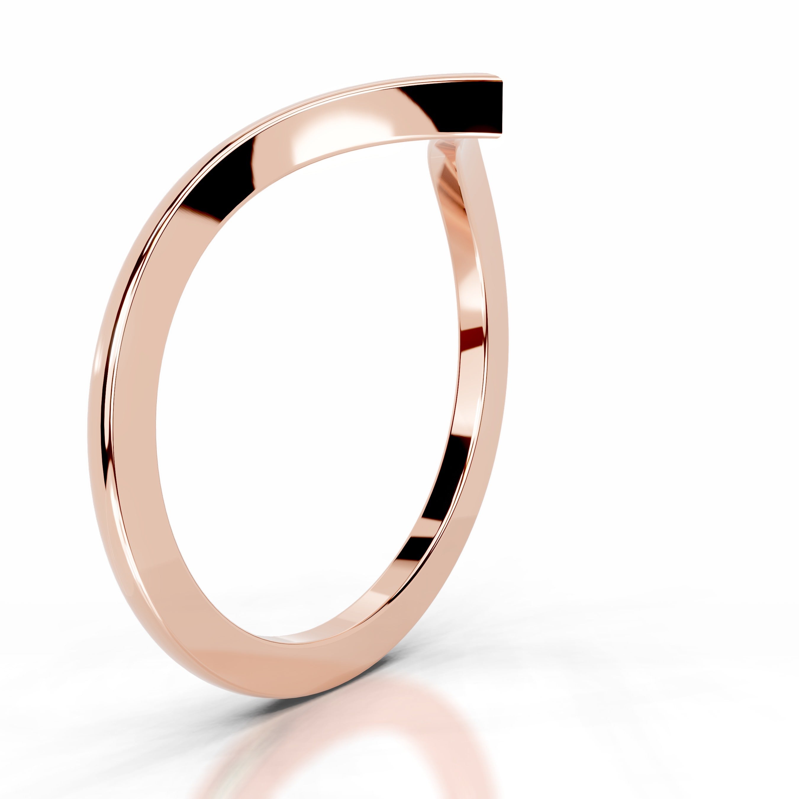 Chaya Diamond Wedding band - 14K Rose Gold