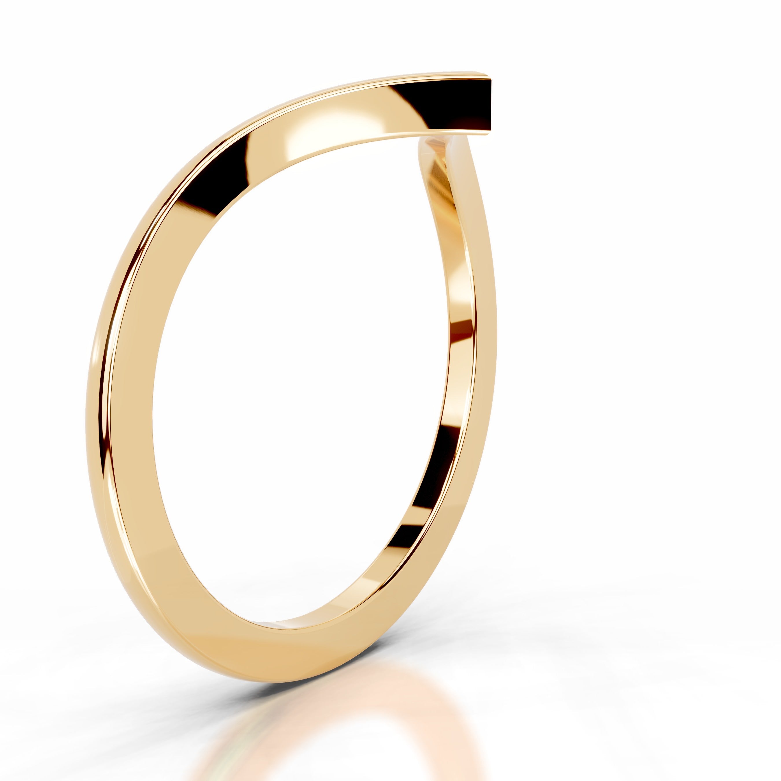 Chaya Diamond Wedding band - 18K Yellow Gold