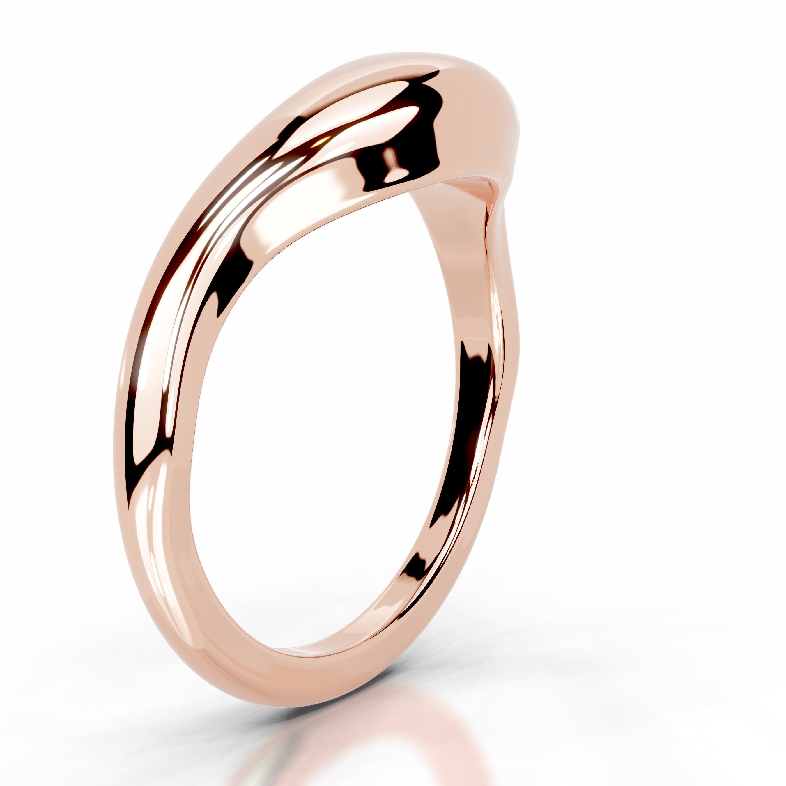 Asantewaa Wedding band - 14K Rose Gold