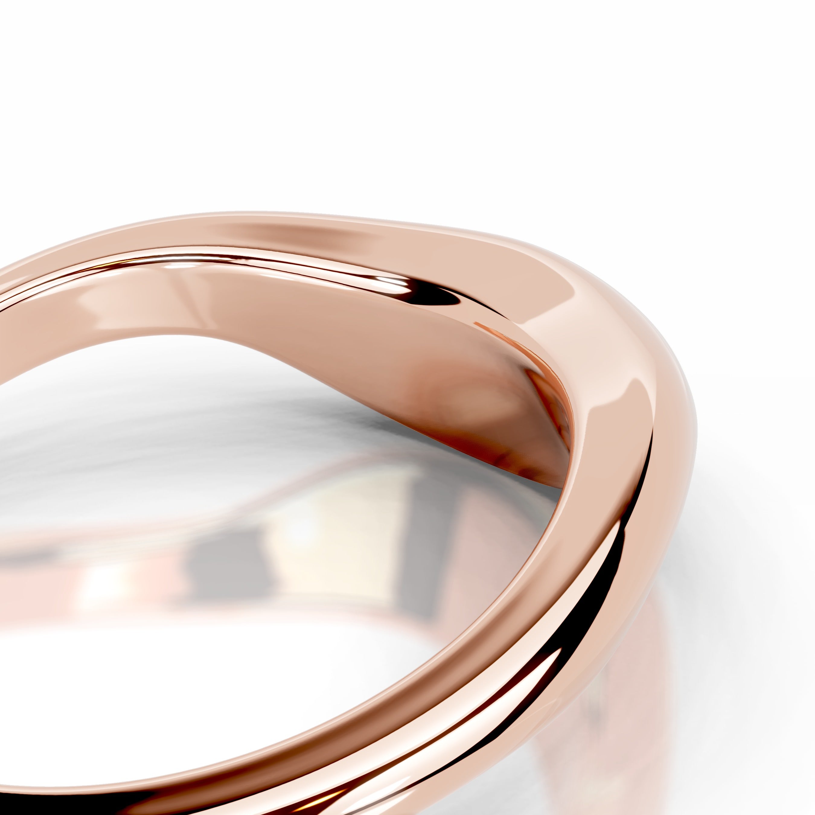 Asantewaa Wedding band - 14K Rose Gold