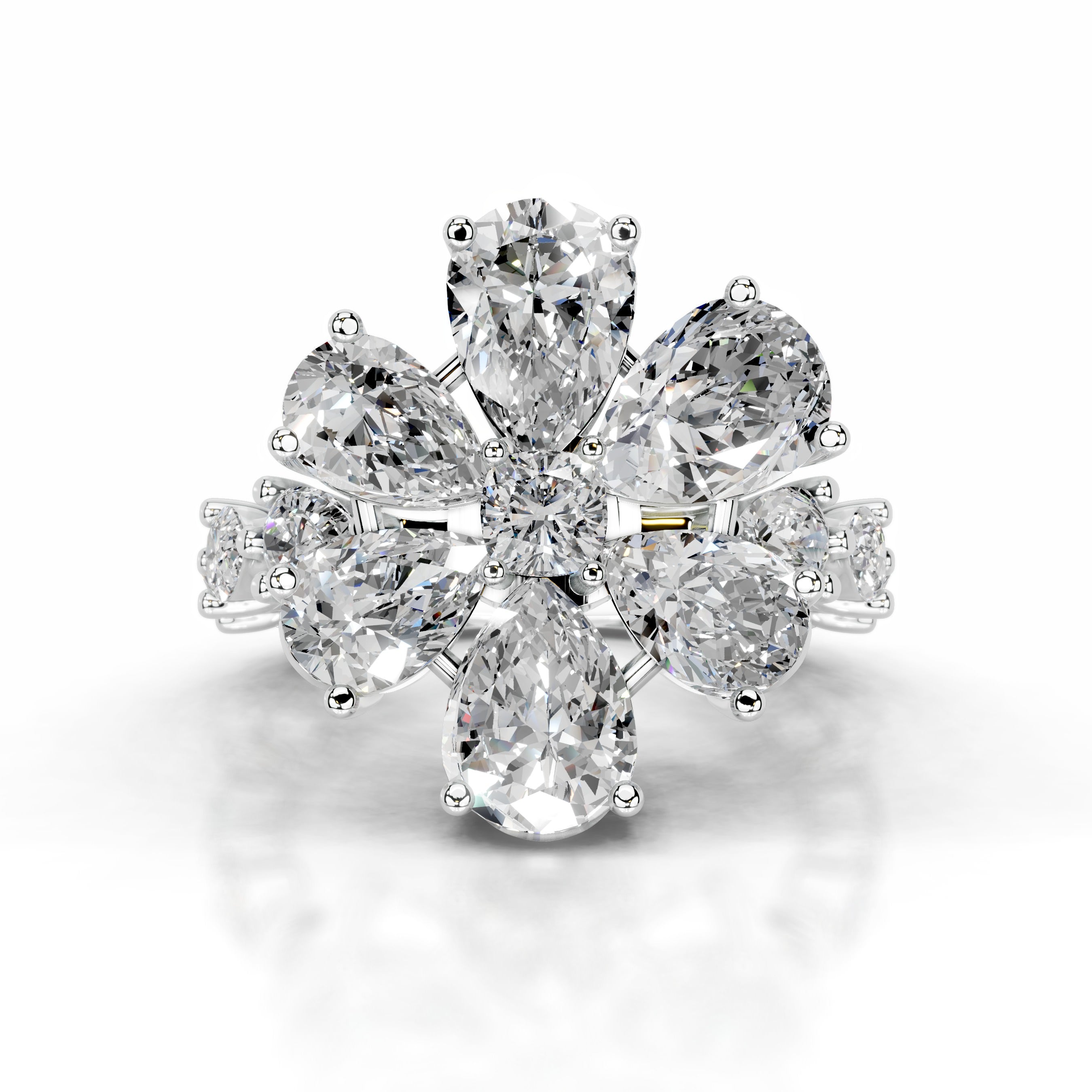 Nova Diamond Engagement Ring - 14K White Gold