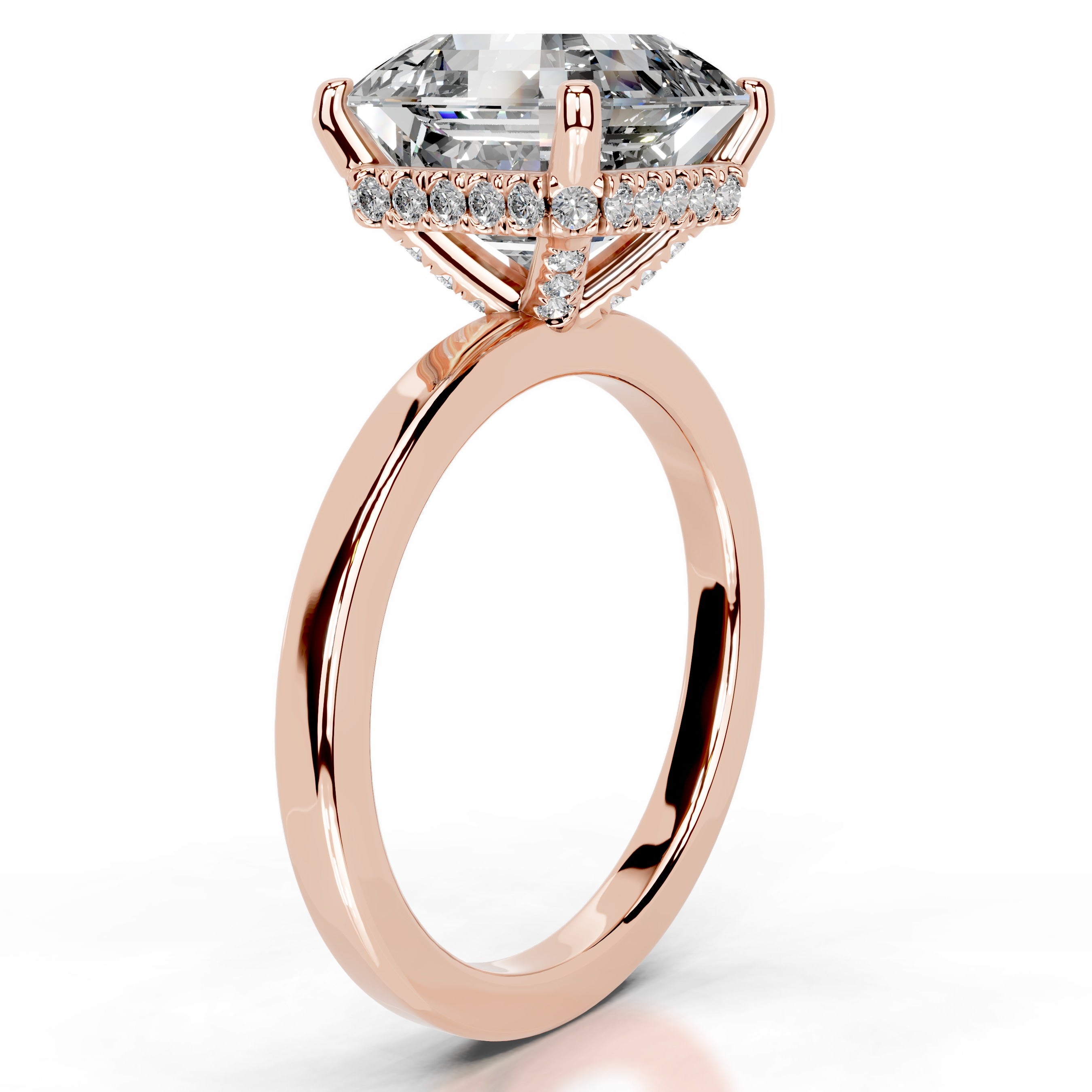 Duri Diamond Engagement Ring - 14K Rose Gold
