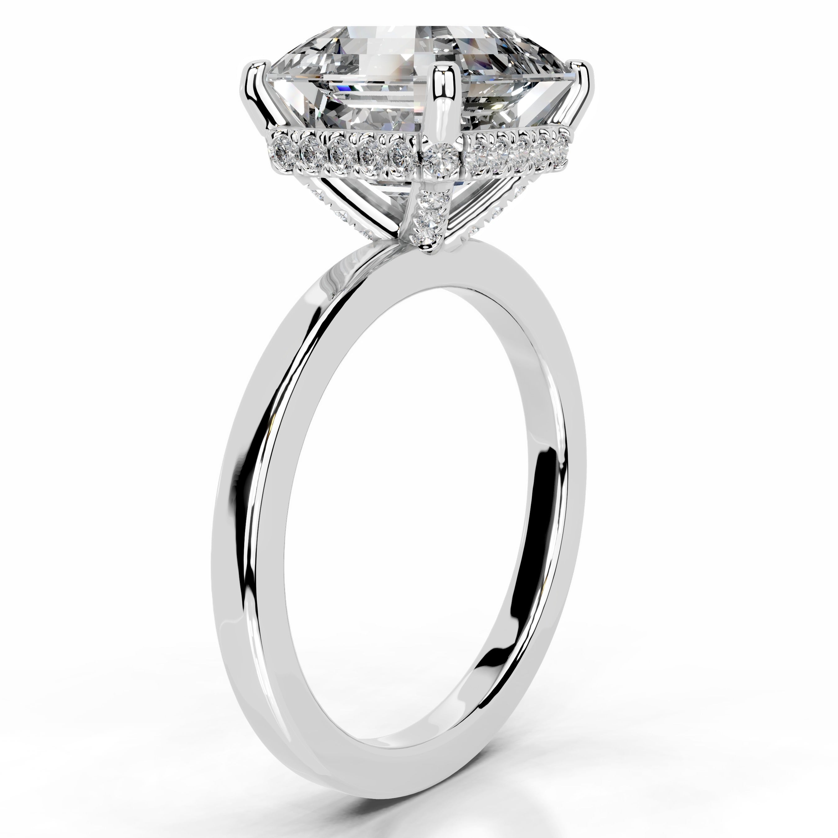 Duri Diamond Engagement Ring - 14K White Gold