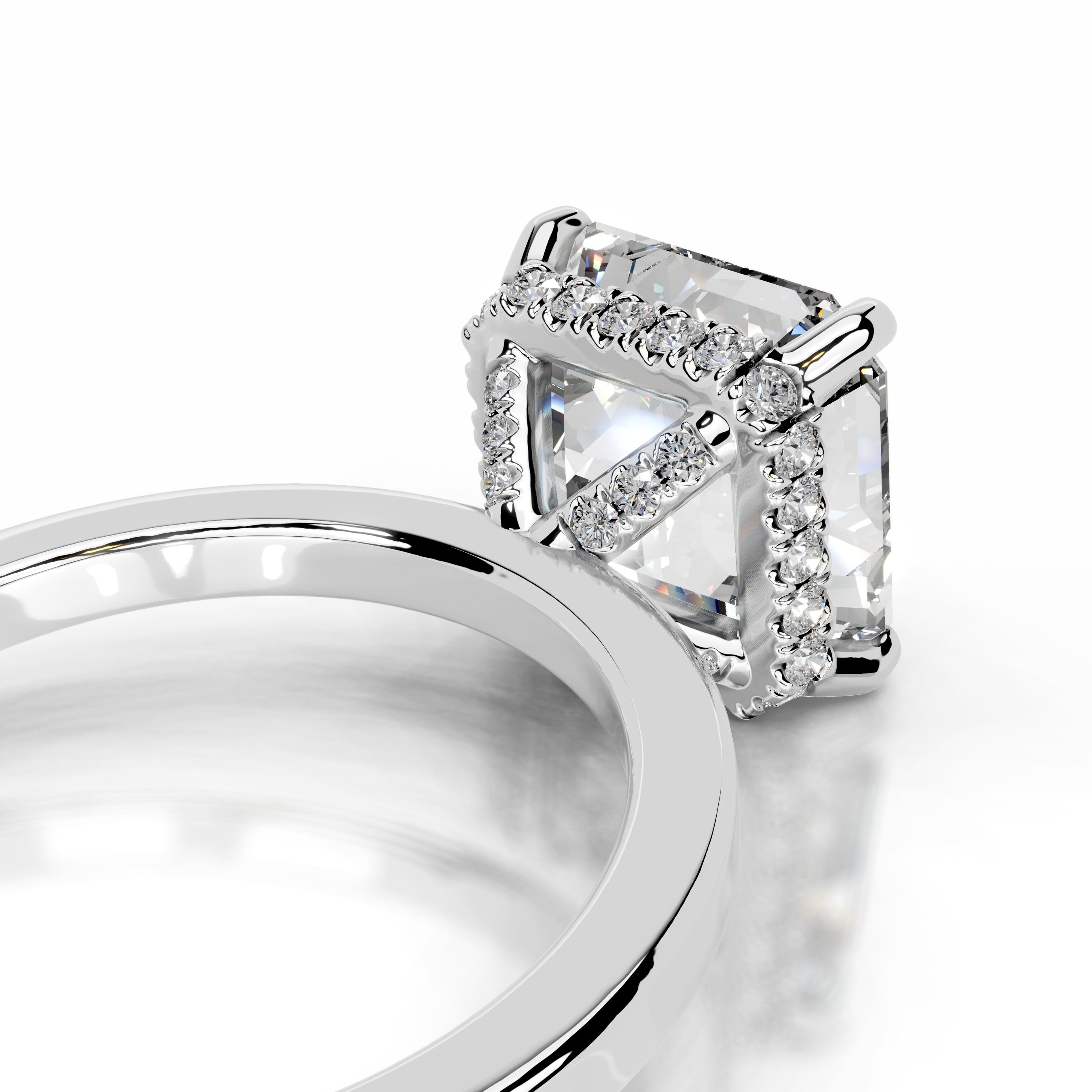 Duri Diamond Engagement Ring - 14K White Gold