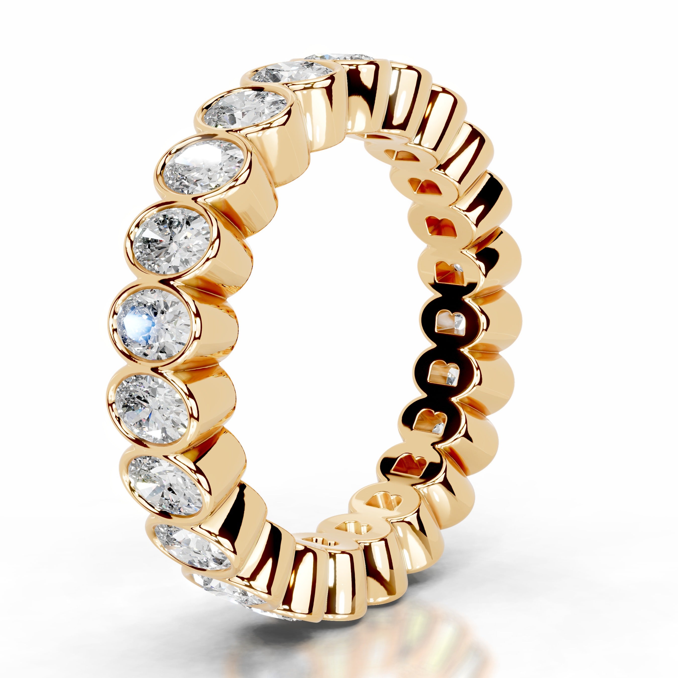 Sook Diamond Wedding band - 18K Yellow Gold